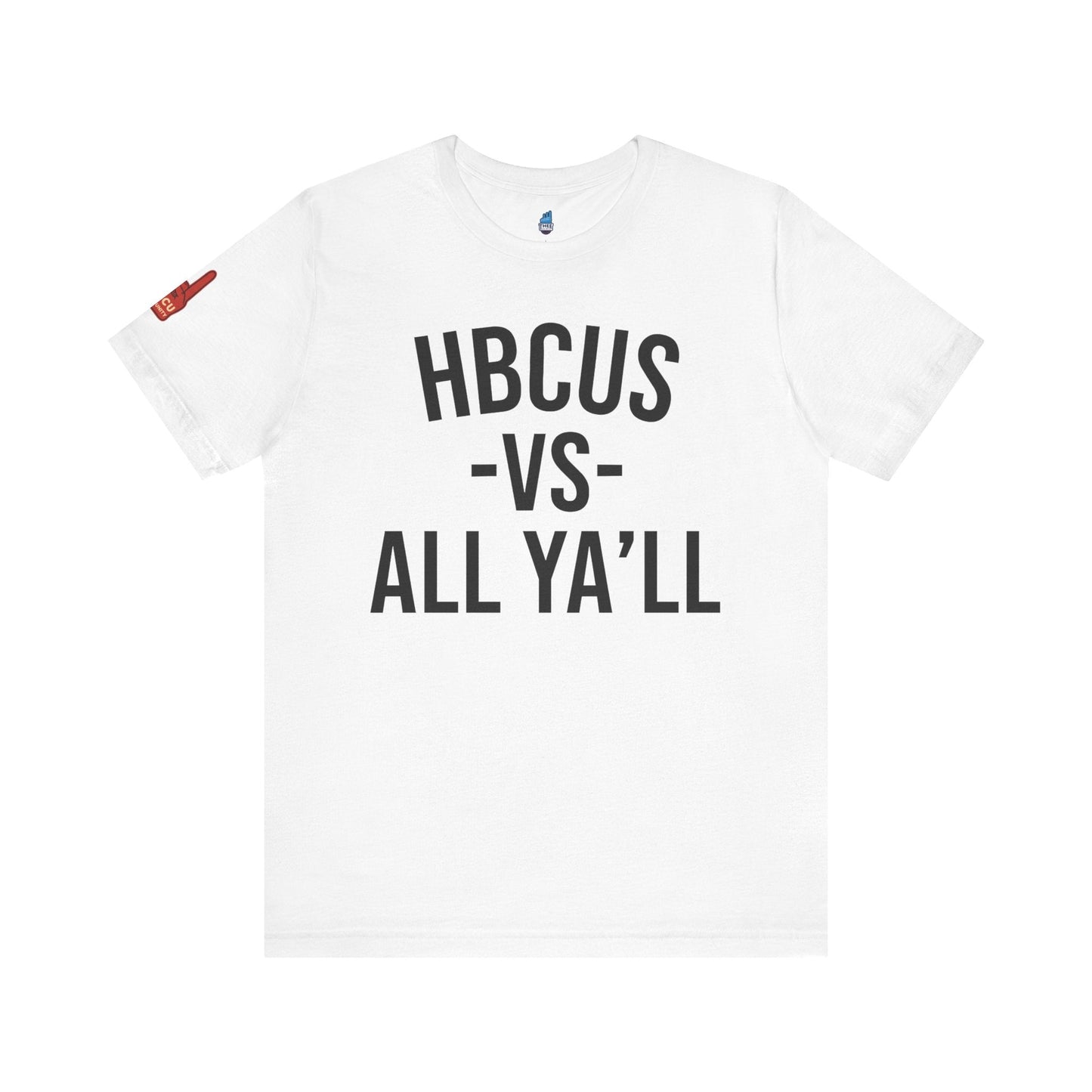 HBCUS vs All Ya'll Font Jersey Short Sleeve Tee Printify
