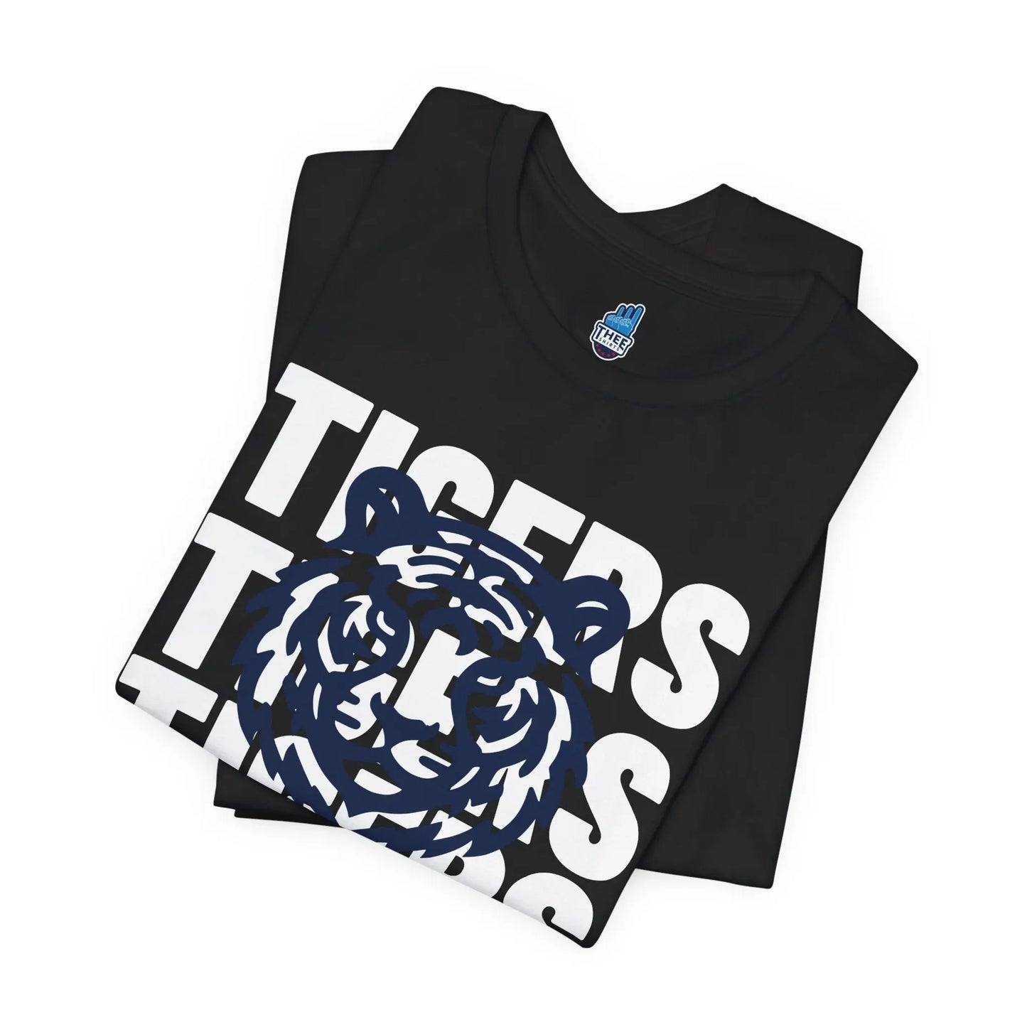 Jackson State Univ Tigers 3X White Jersey Short Sleeve Tee Printify