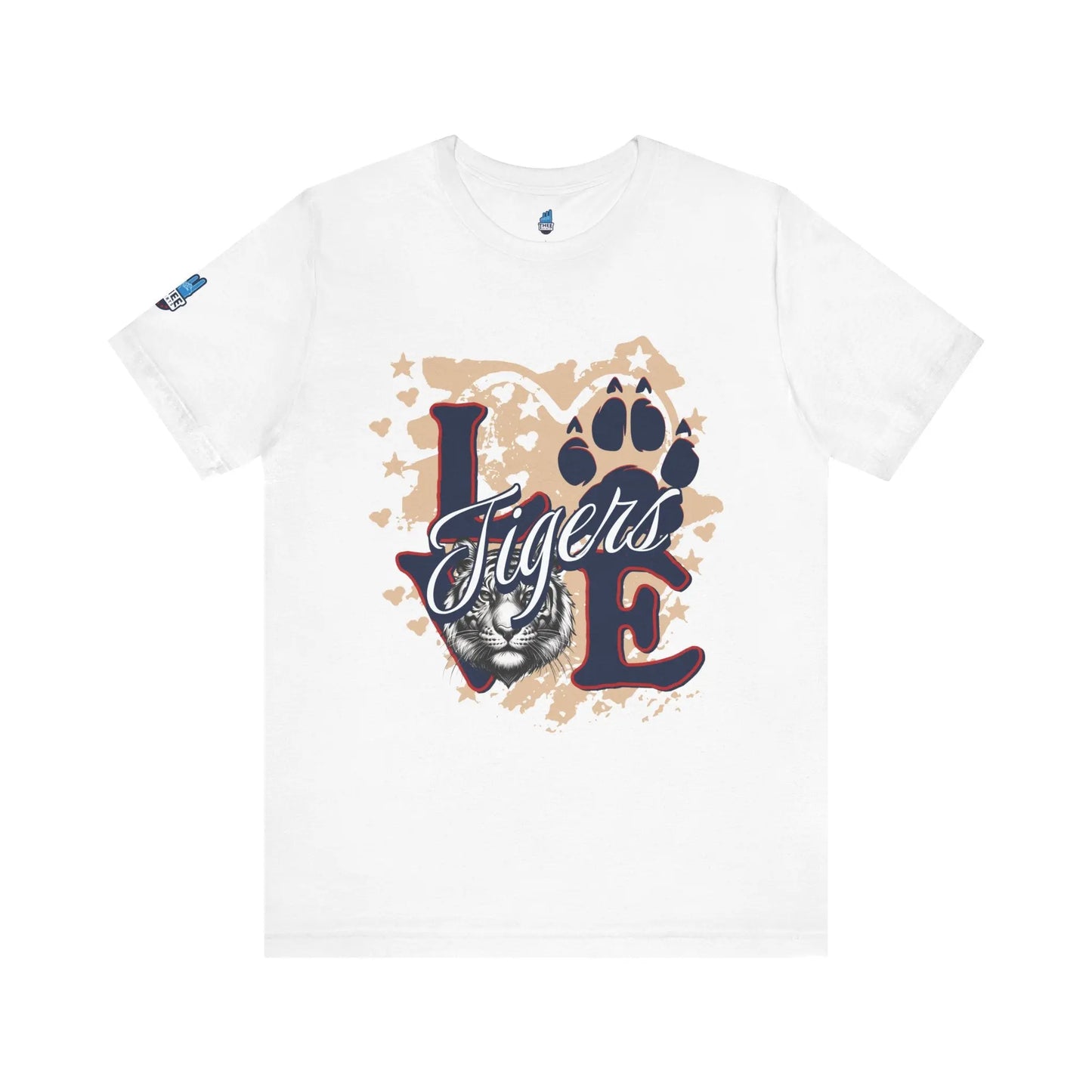 Love Tigers Men's Navy Jersey Short Sleeve Tee Printify