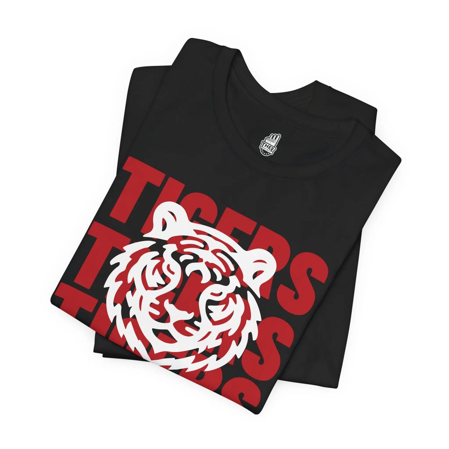 Jackson State Univ Tigers 3X Red Jersey Short Sleeve Tee Printify
