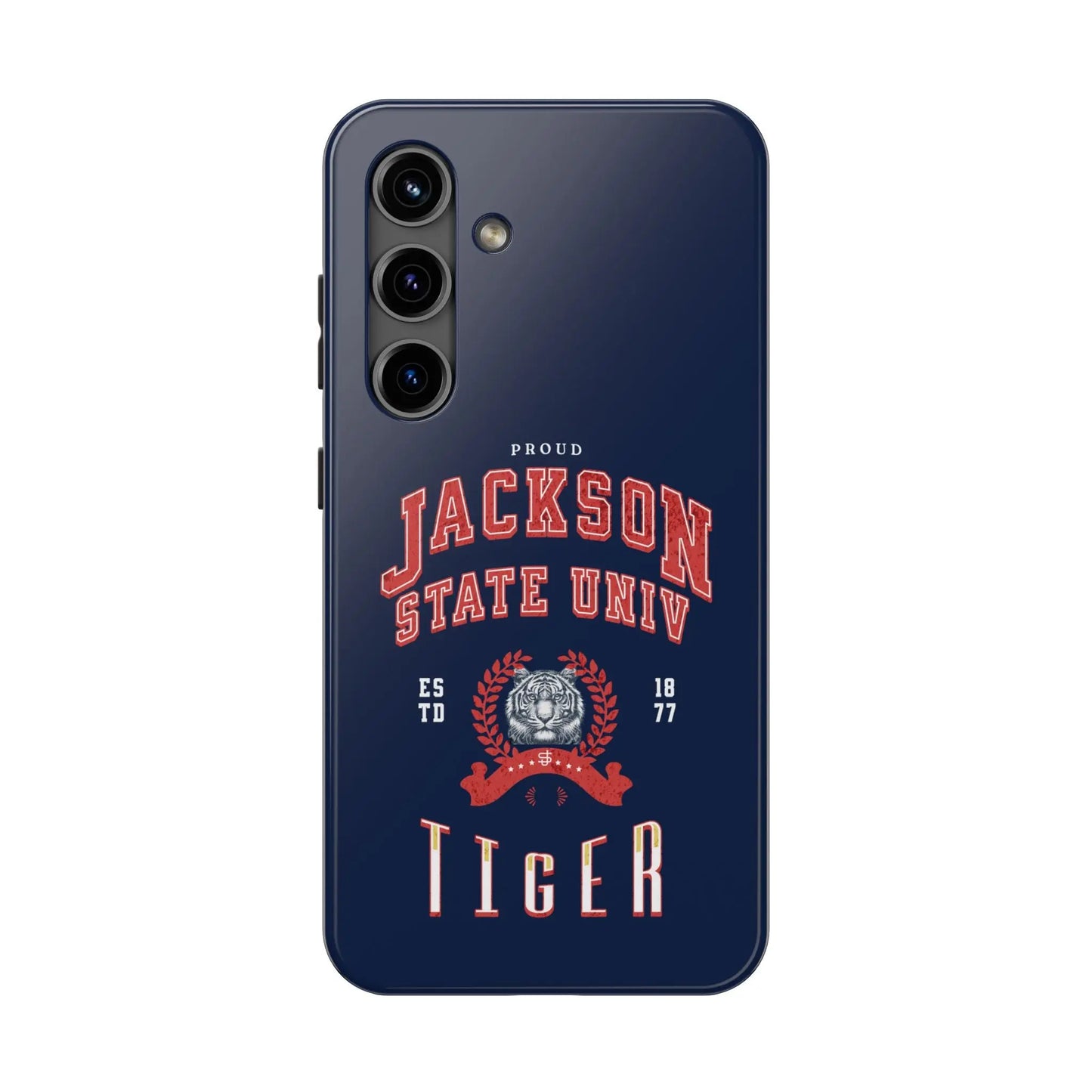 Proud Jackson State Univ Tiger Red - Navy Case Printify
