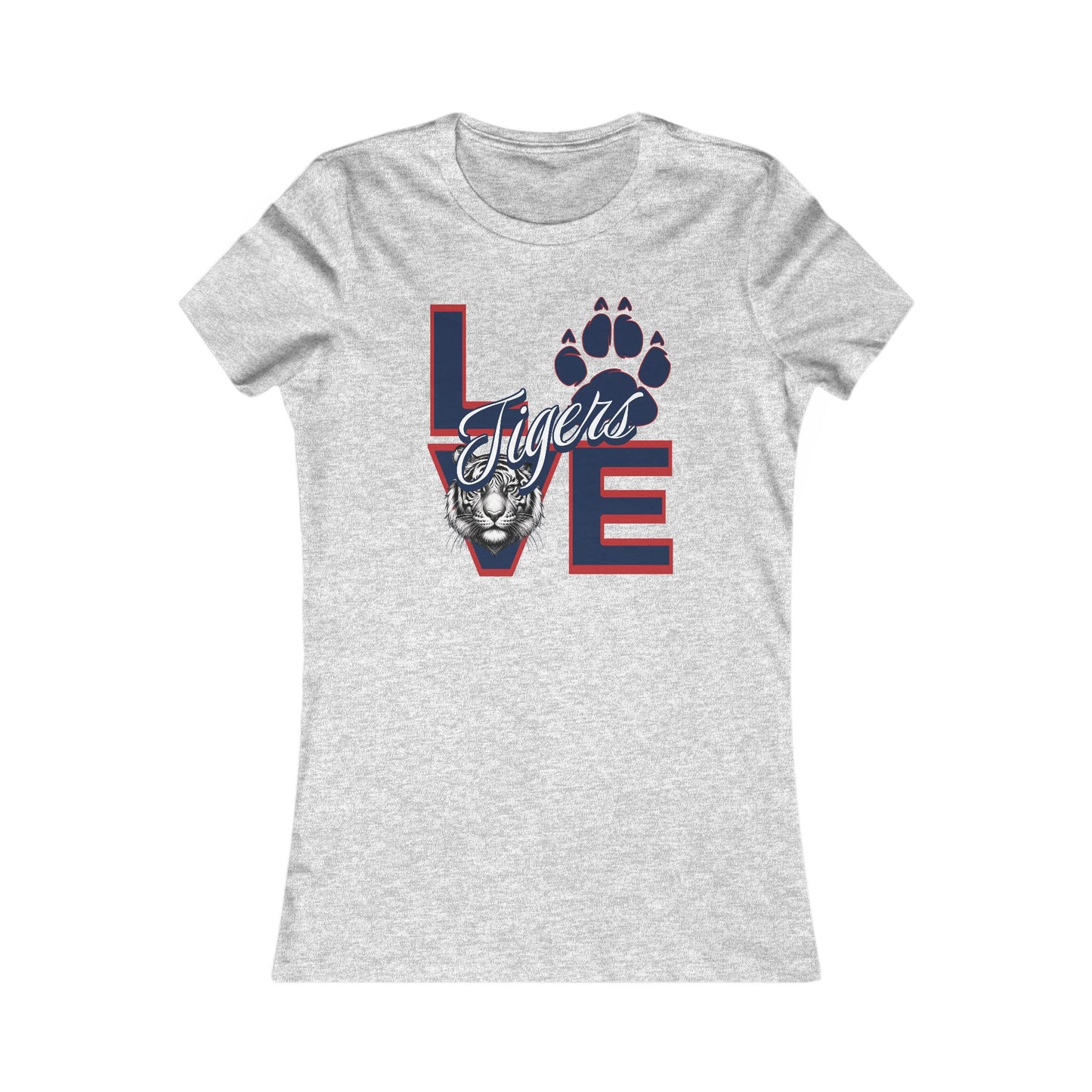 Love Tigers Varsity Women's Favorite Tee - Thee Shirts