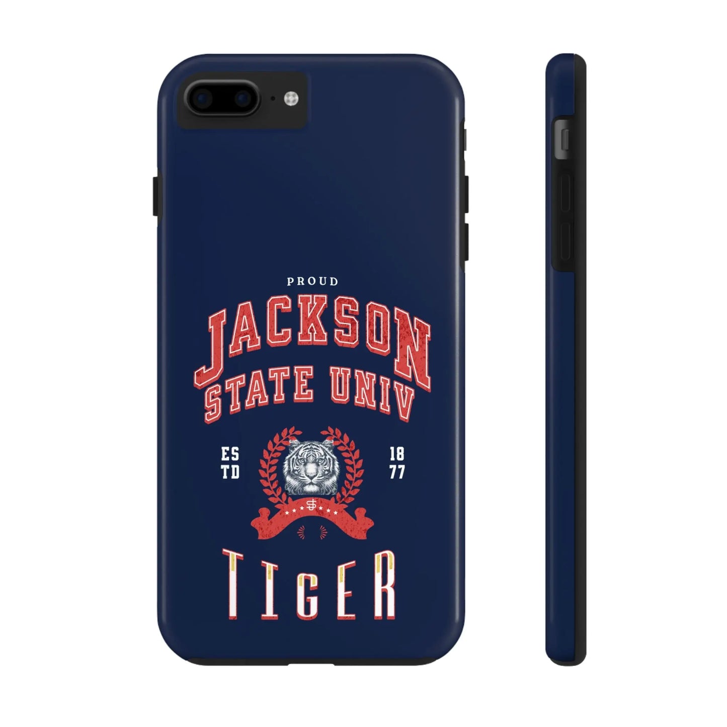 Proud Jackson State Univ Tiger Red - Navy Case Printify