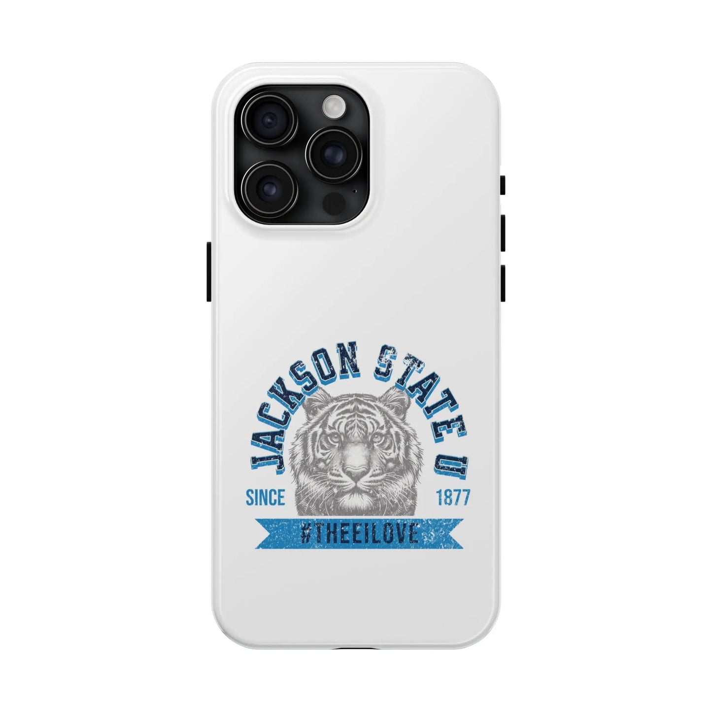 Jackson State Univ #TheeILove Blue - White Case Printify
