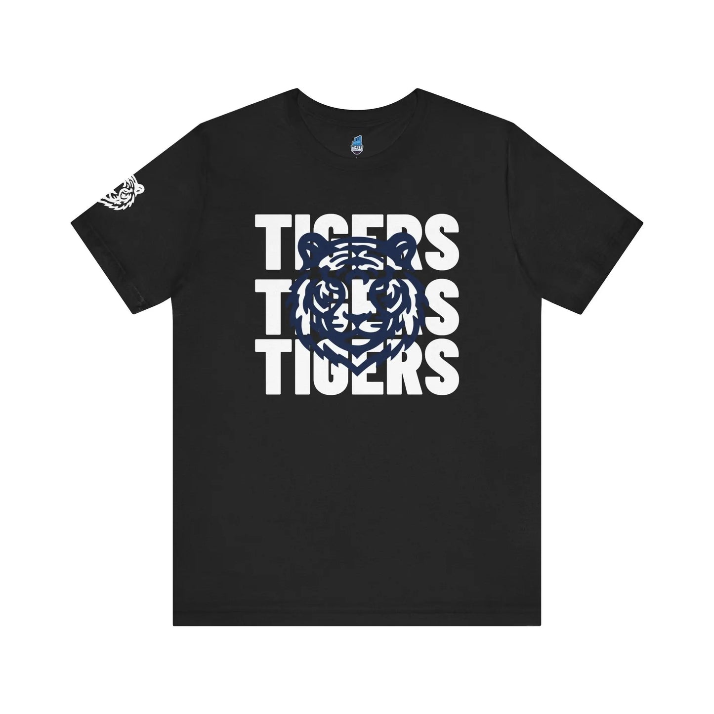 Jackson State Univ Tigers 3X White Jersey Short Sleeve Tee Printify