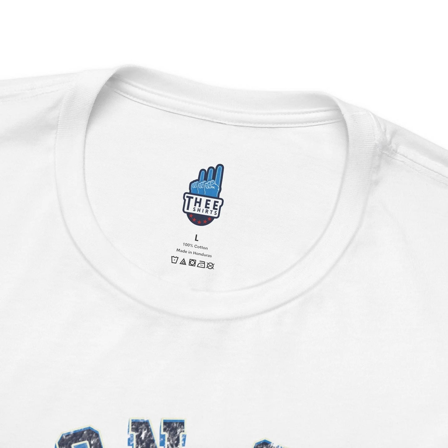 Jackson State Univ #TheeILove Men's Baby Blue Jersey Short Sleeve Tee Printify