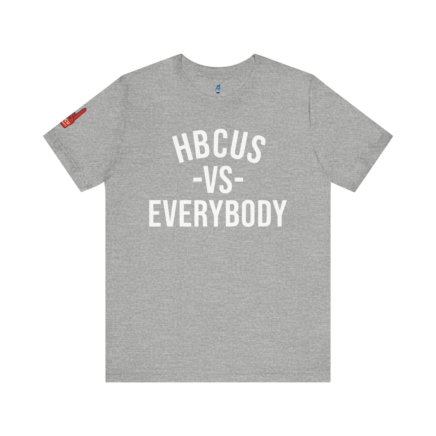 HBCUS vs Everybody Black Font Jersey Short Sleeve Tee Printify