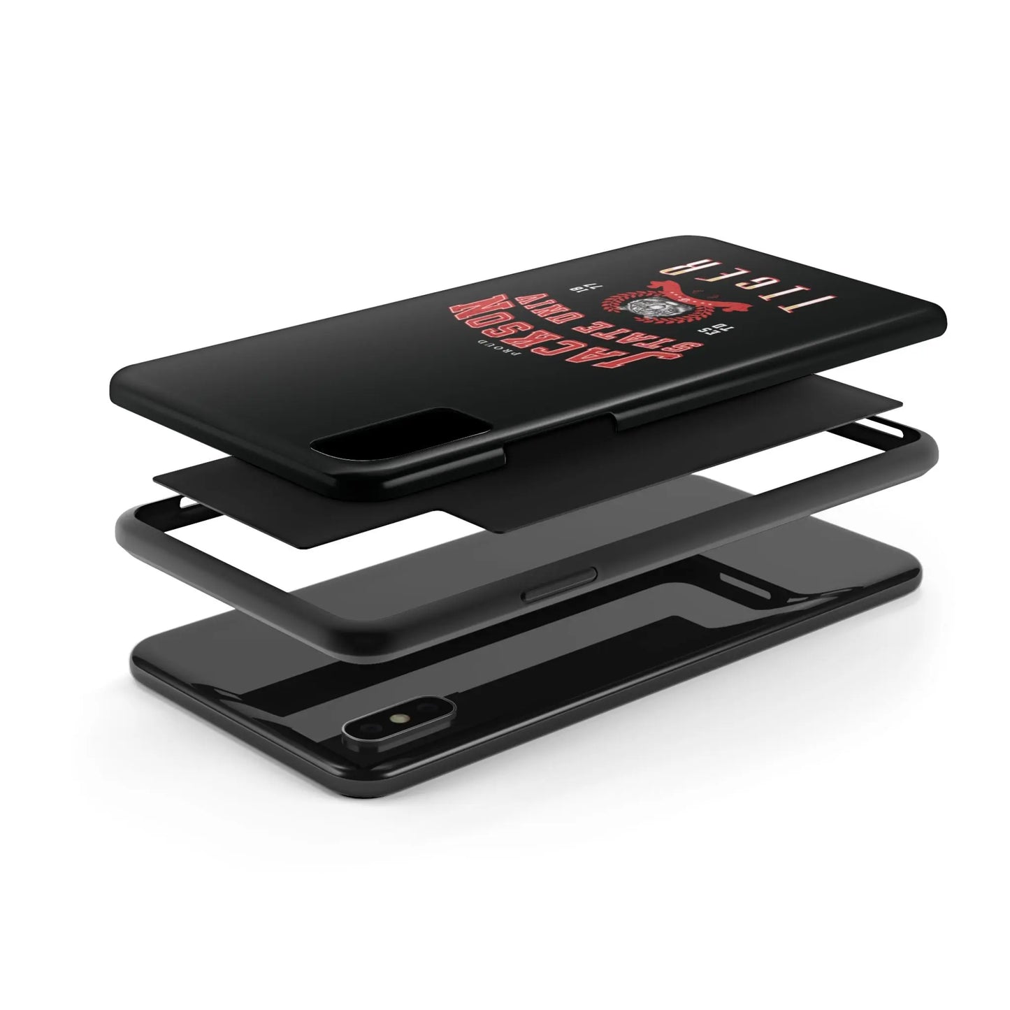 Proud Jackson State Univ Tiger Red - Black Case Printify
