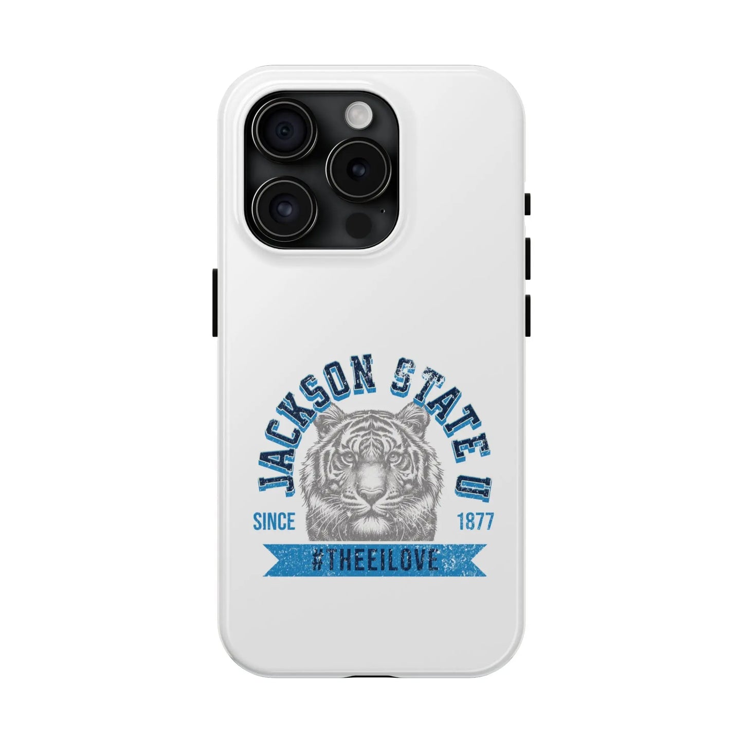 Jackson State Univ #TheeILove Blue - White Case Printify