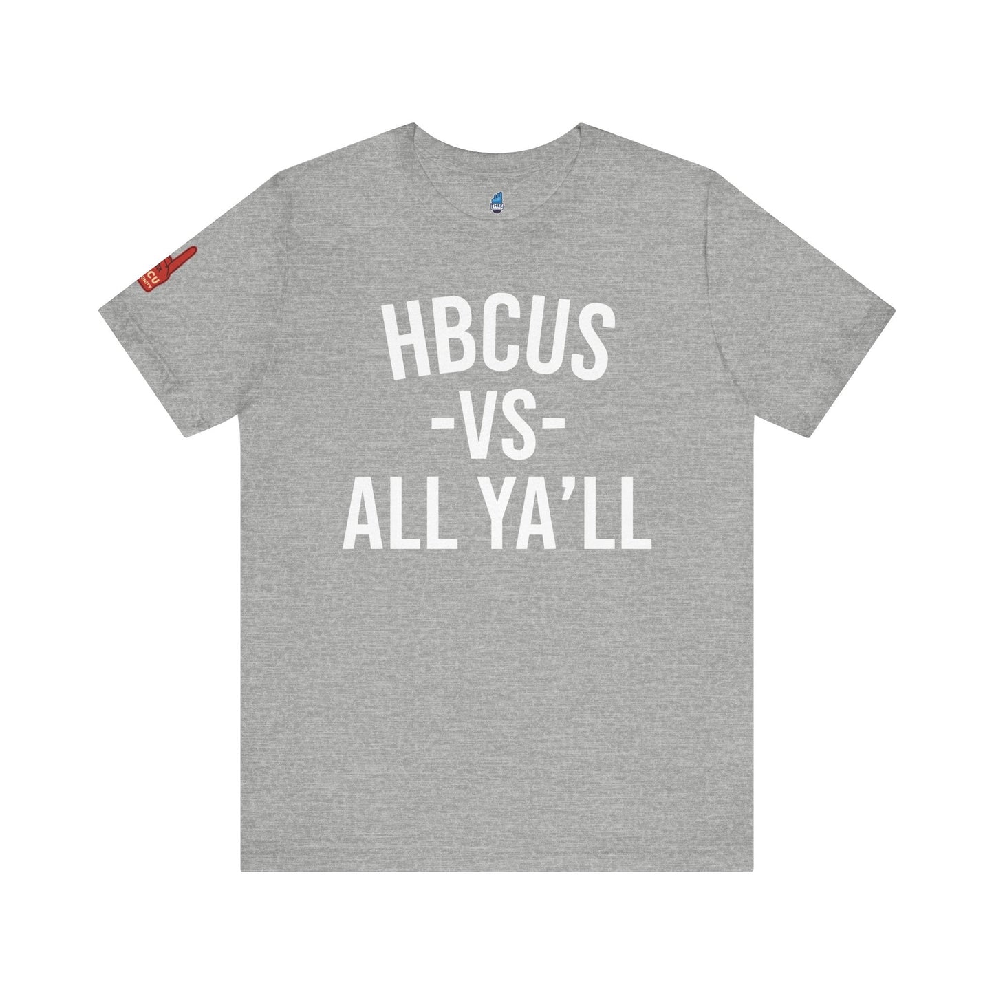 HBCUS vs All Ya'll Black Font Jersey Short Sleeve Tee Printify