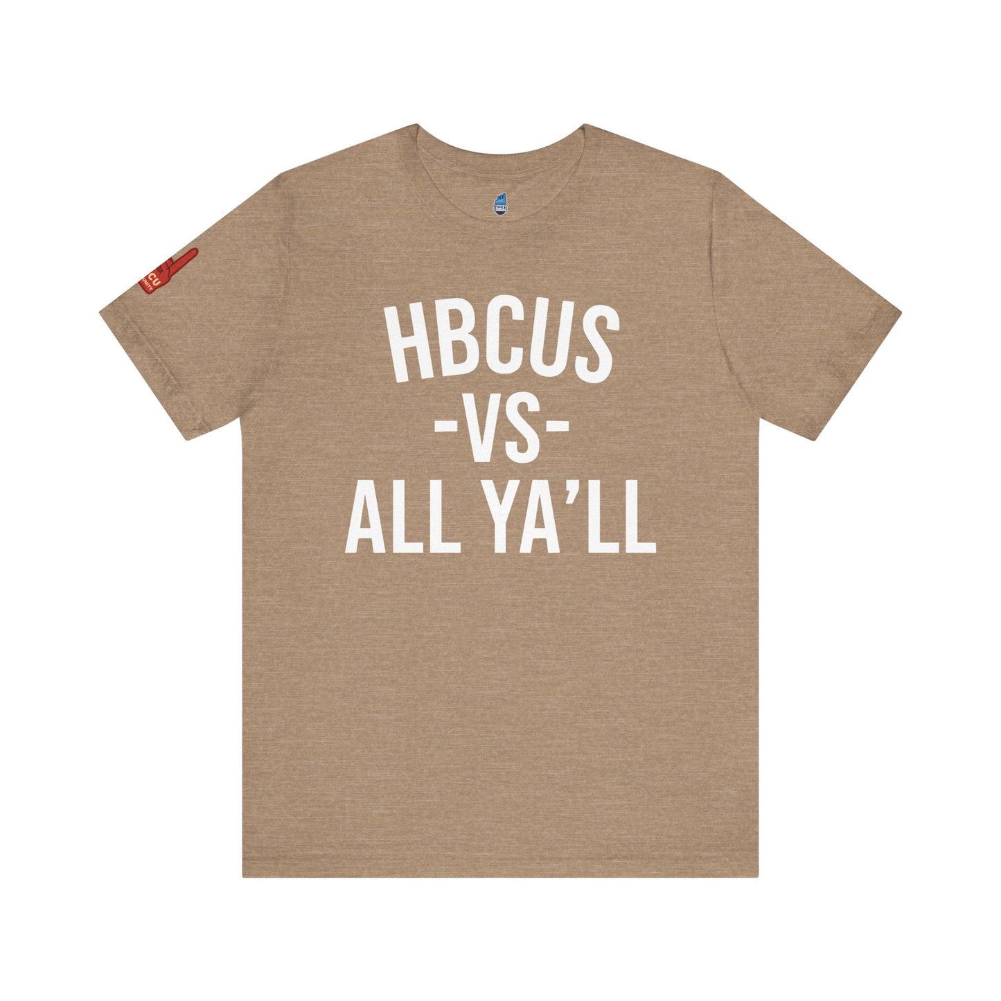 HBCUS vs All Ya'll Black Font Jersey Short Sleeve Tee Printify