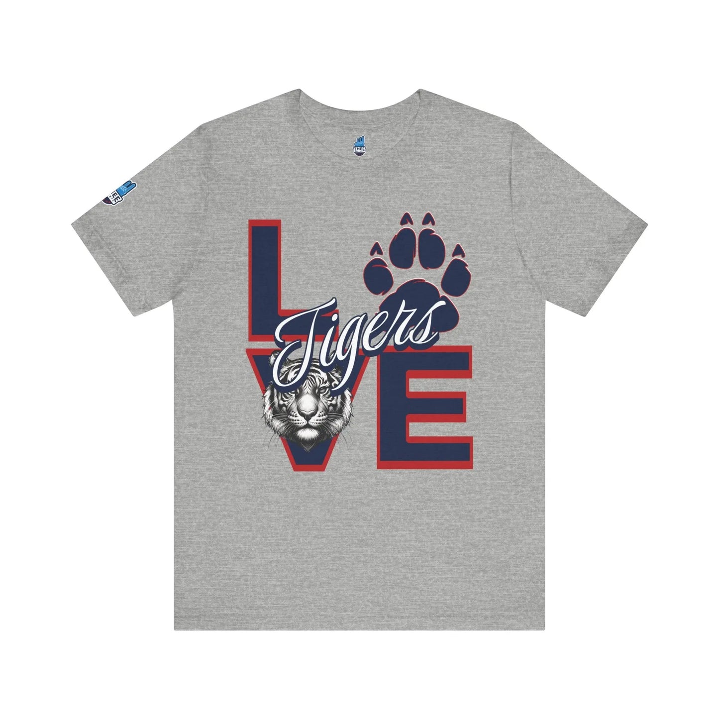 Love Tigers Varsity Men's Jersey Short Sleeve Tee Printify