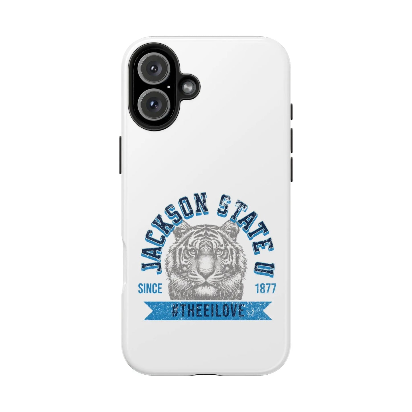 Jackson State Univ #TheeILove Blue - White Case Printify