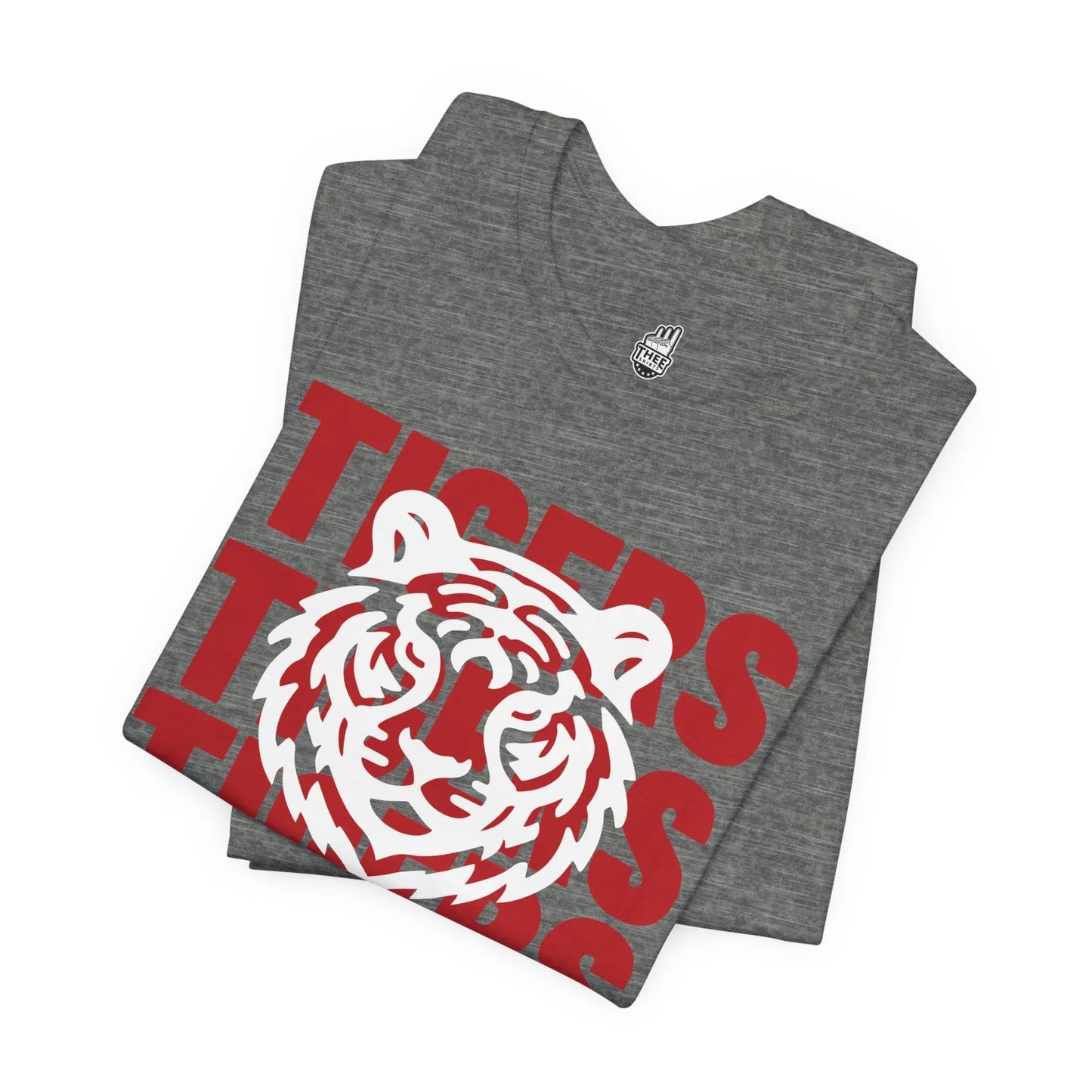 Jackson State Univ Tigers 3X Red Jersey Short Sleeve Tee Printify
