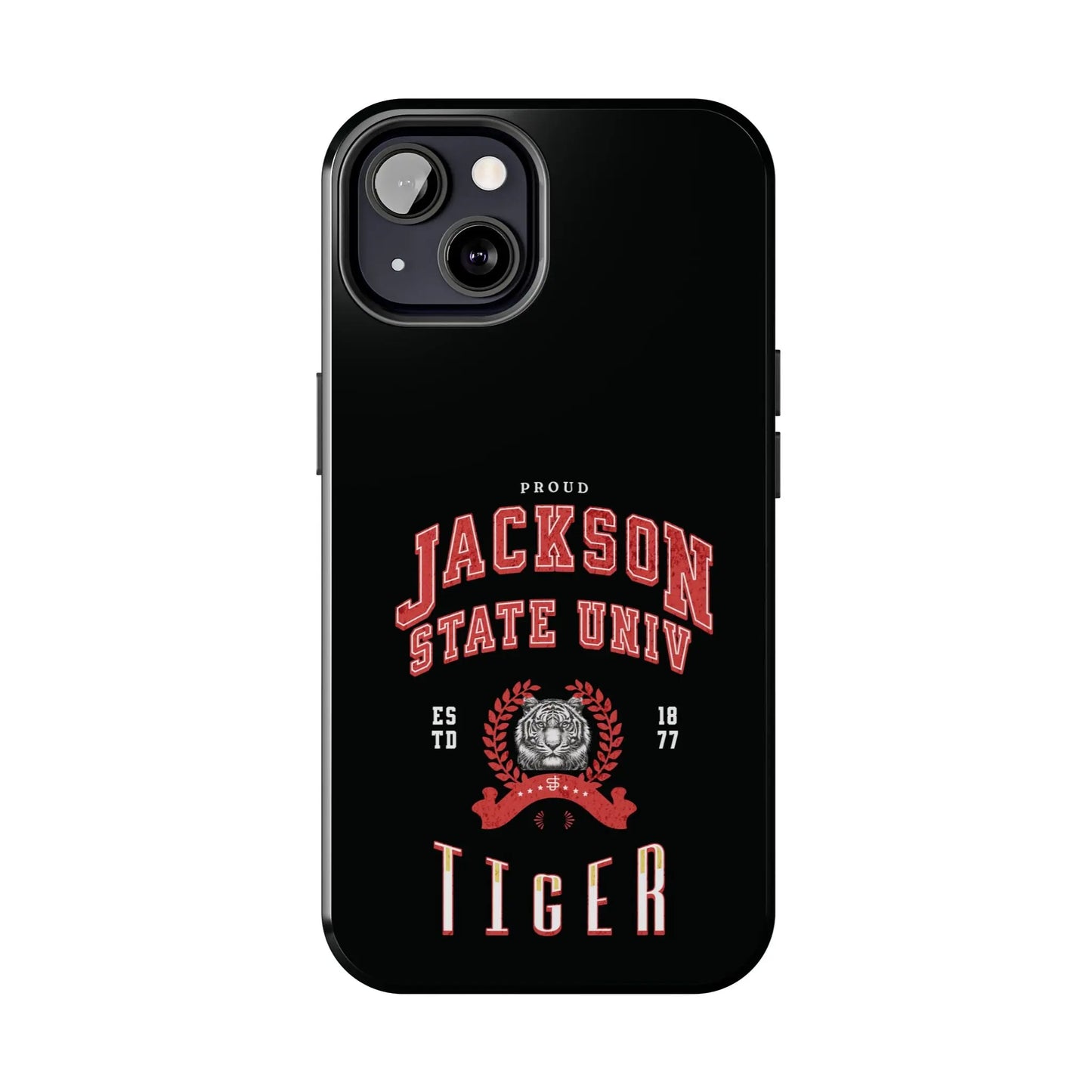 Proud Jackson State Univ Tiger Red - Black Case Printify