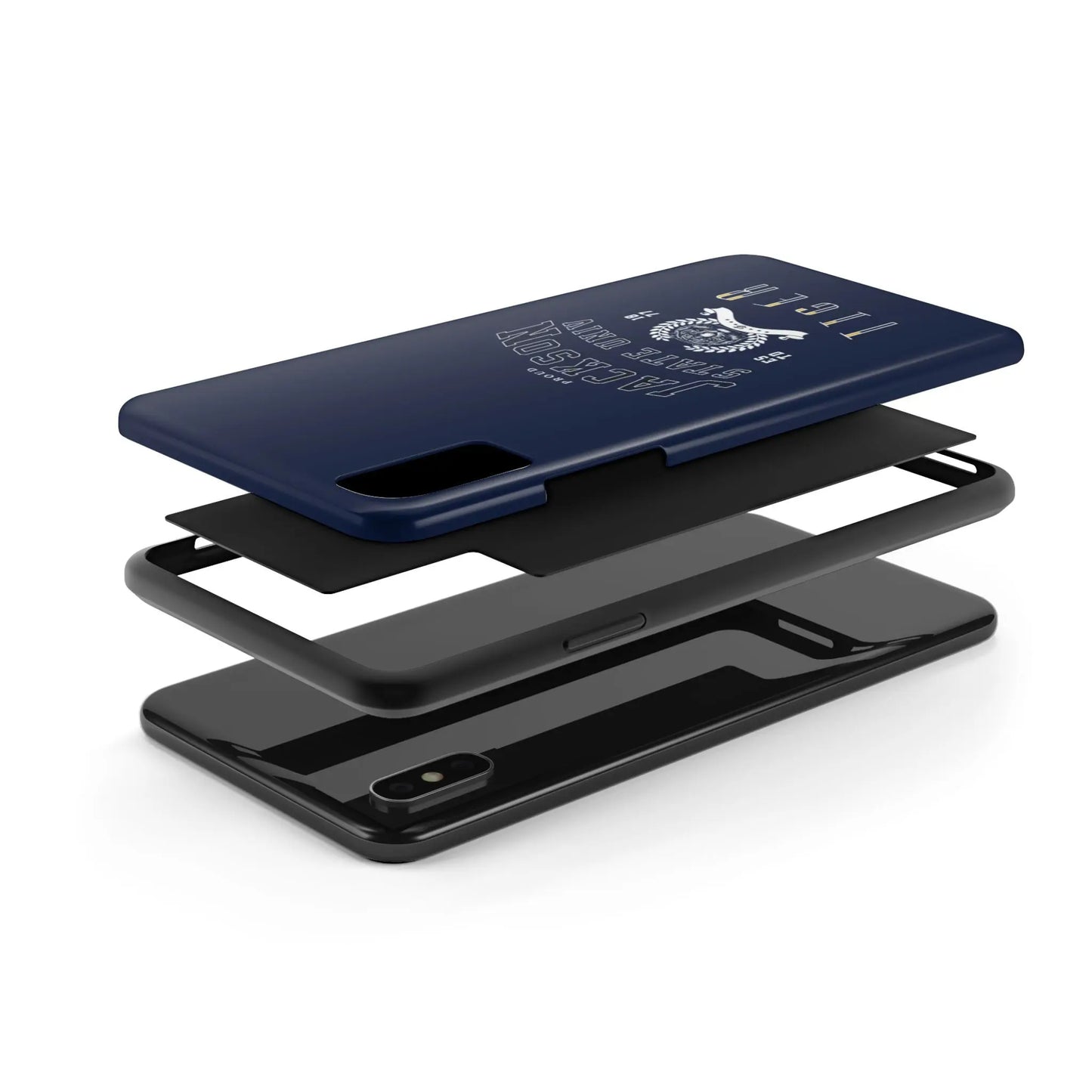 Proud Jackson State Univ Tiger White - Navy Case Printify