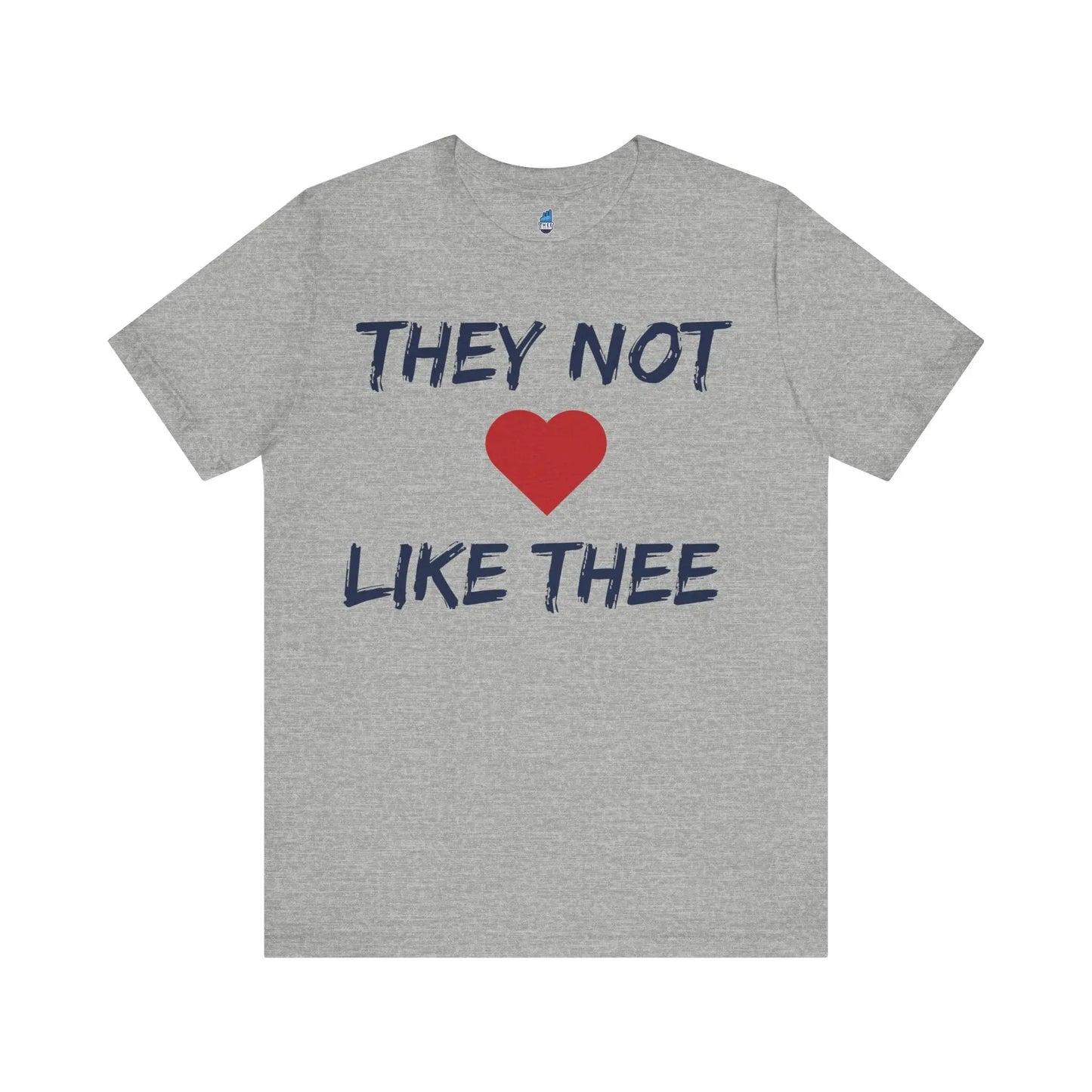 They Not Like Thee Men's Navy Jersey Short Sleeve Tee Printify