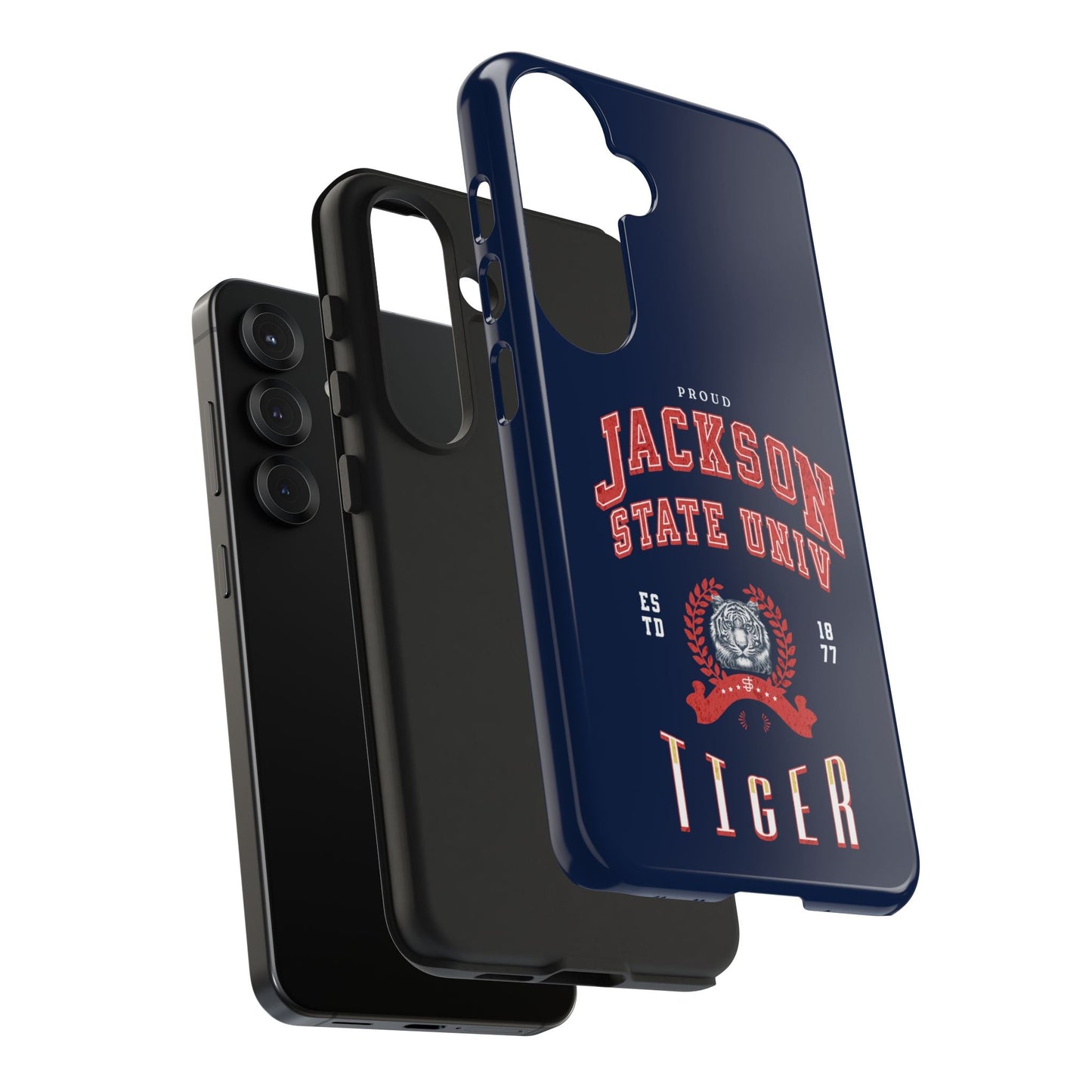 Proud Jackson State Univ Tiger Red - Navy Case Printify