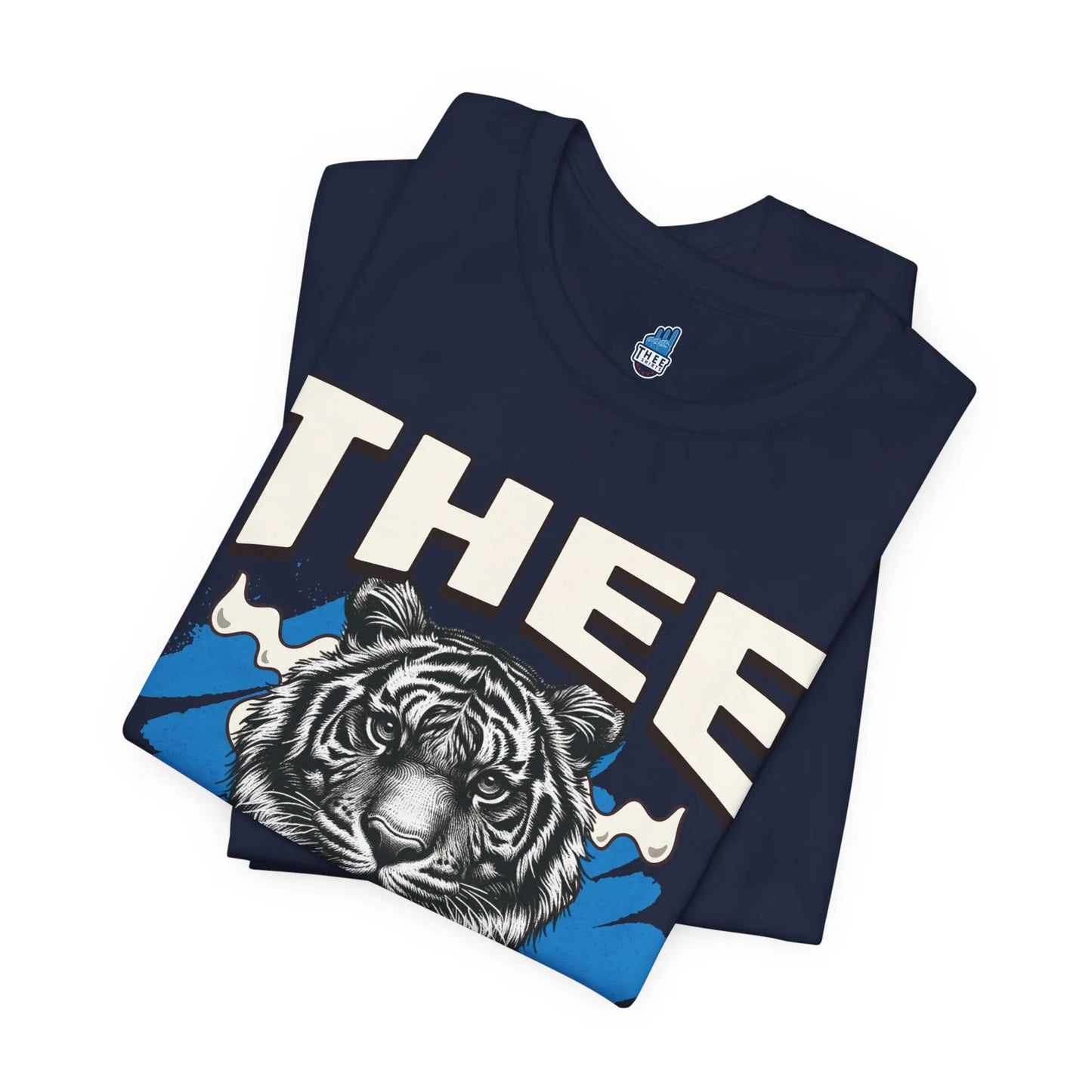 #TheeILove Jackson State U Tigerhead Men's Baby Blue Jersey Short Sleeve Tee Printify