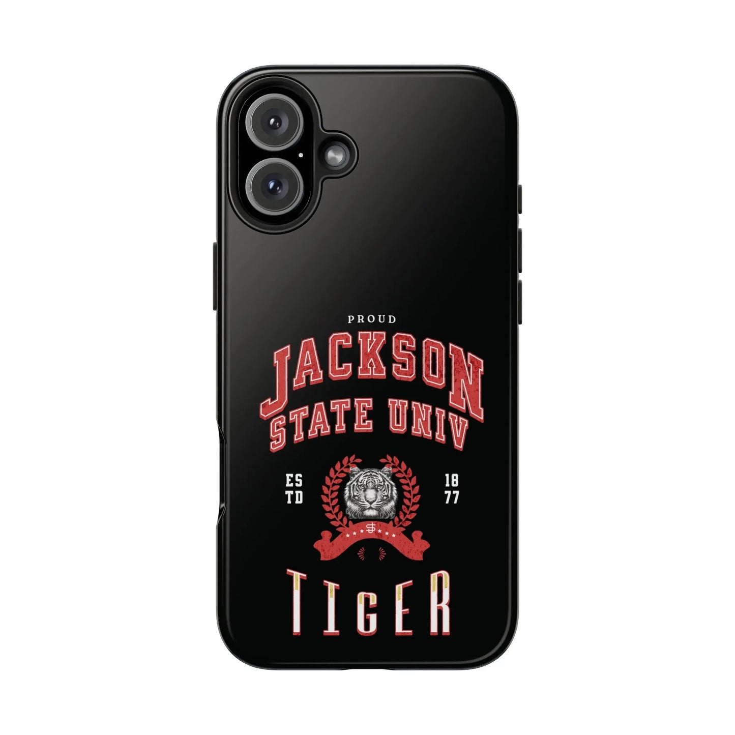 Proud Jackson State Univ Tiger Red - Black Case Printify