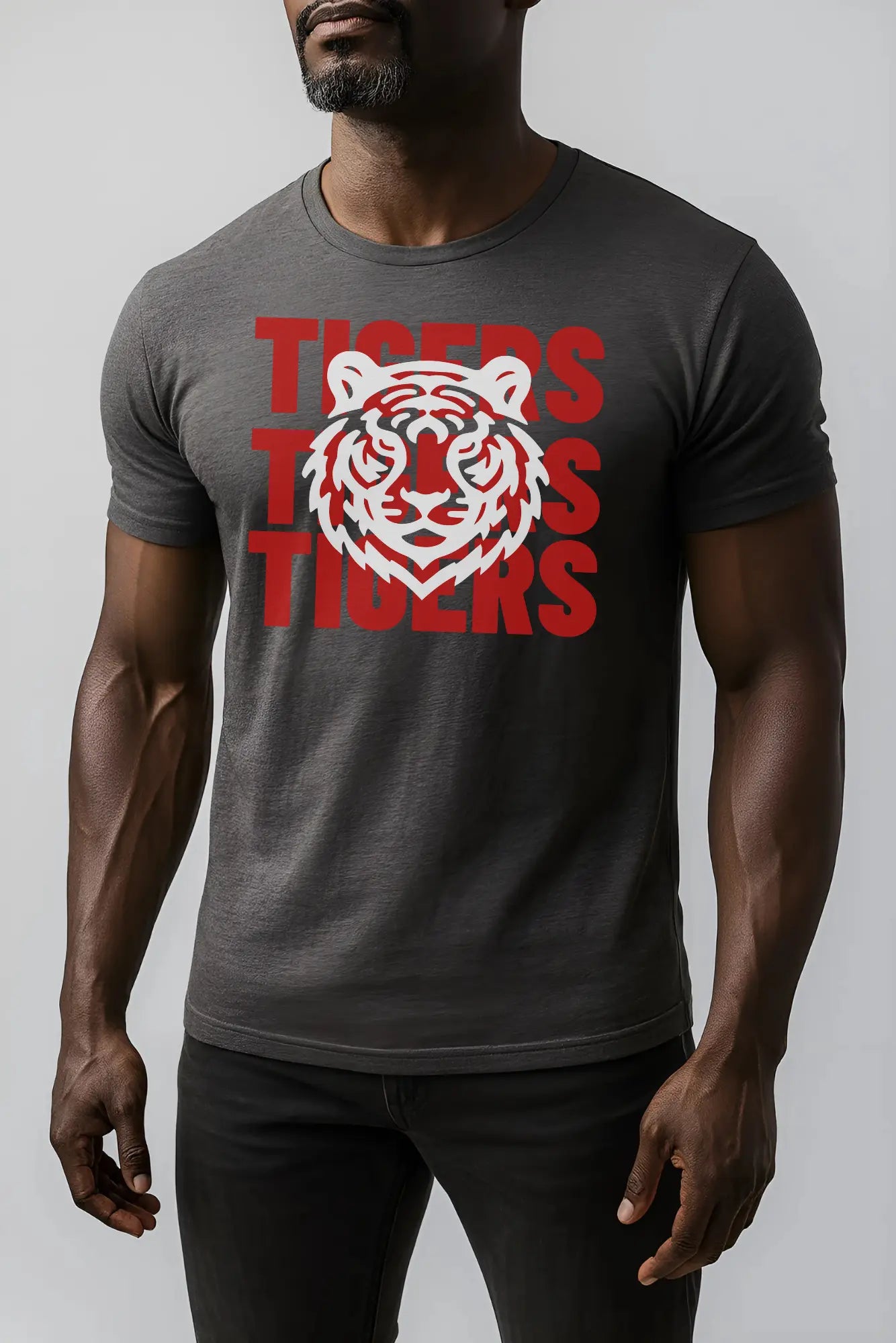 Jackson State Univ Tigers 3X Red Jersey Short Sleeve Tee Printify