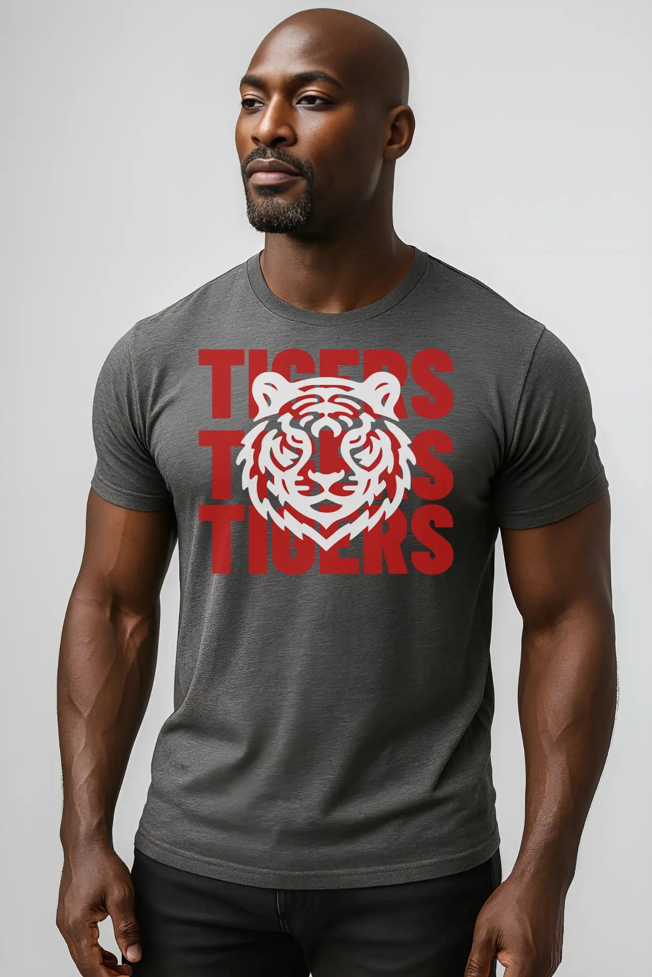 Jackson State Univ Tigers 3X Red Jersey Short Sleeve Tee Printify