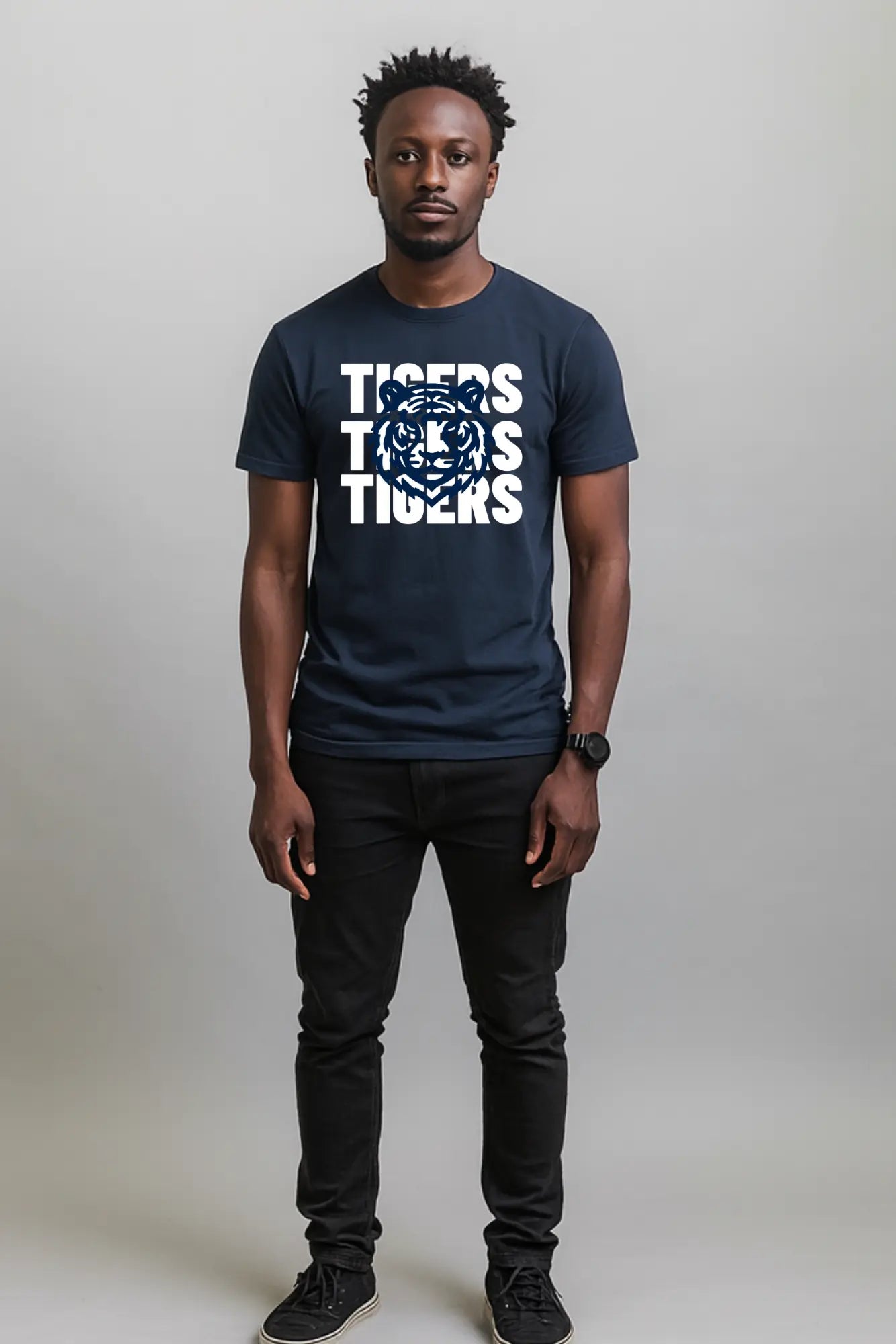 Jackson State Univ Tigers 3X White Jersey Short Sleeve Tee Printify