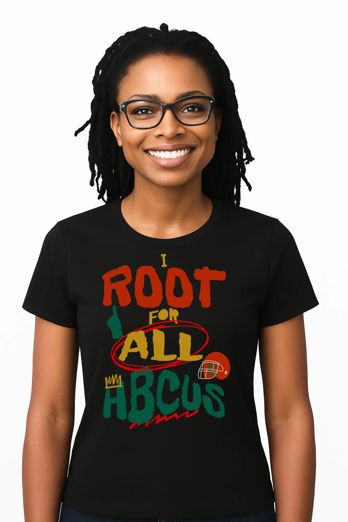 I Root for All HBCUs Black Jersey Short Sleeve Tee Printify