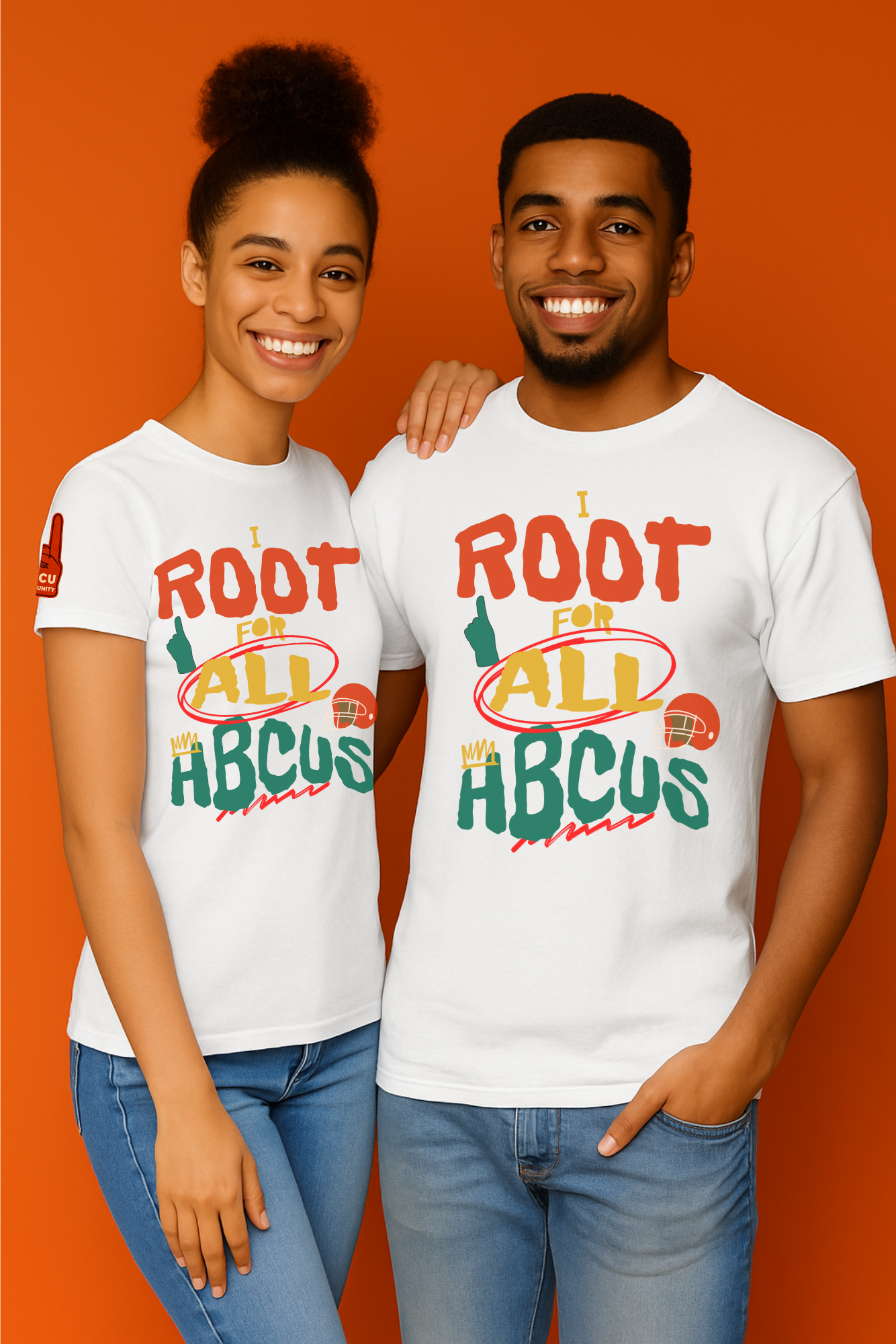 I Root For All HBCUs White Jersey Short Sleeve Tee - Thee Shirts