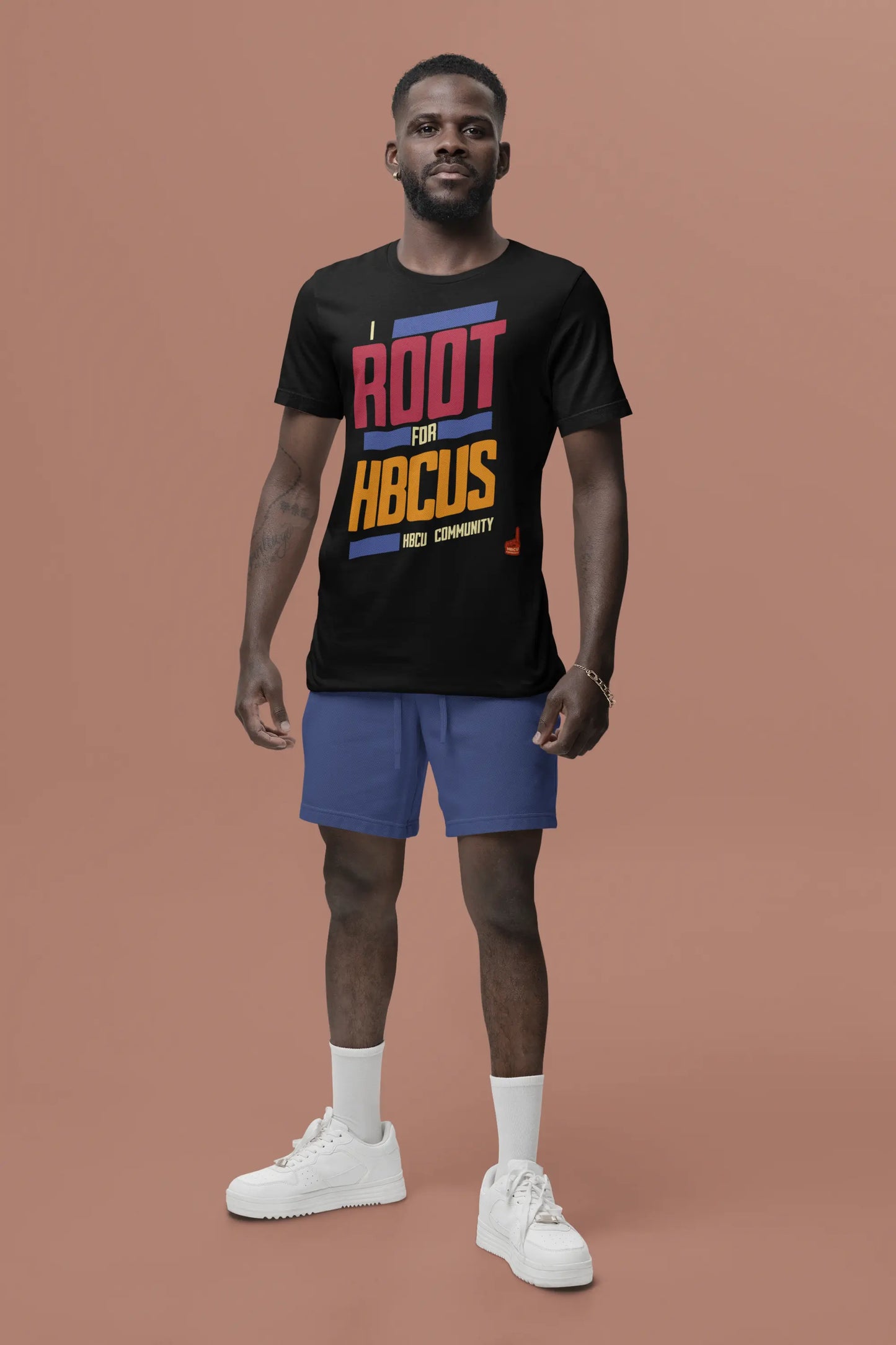 I Root For HBCUs Black Jersey Short Sleeve Tee Printify