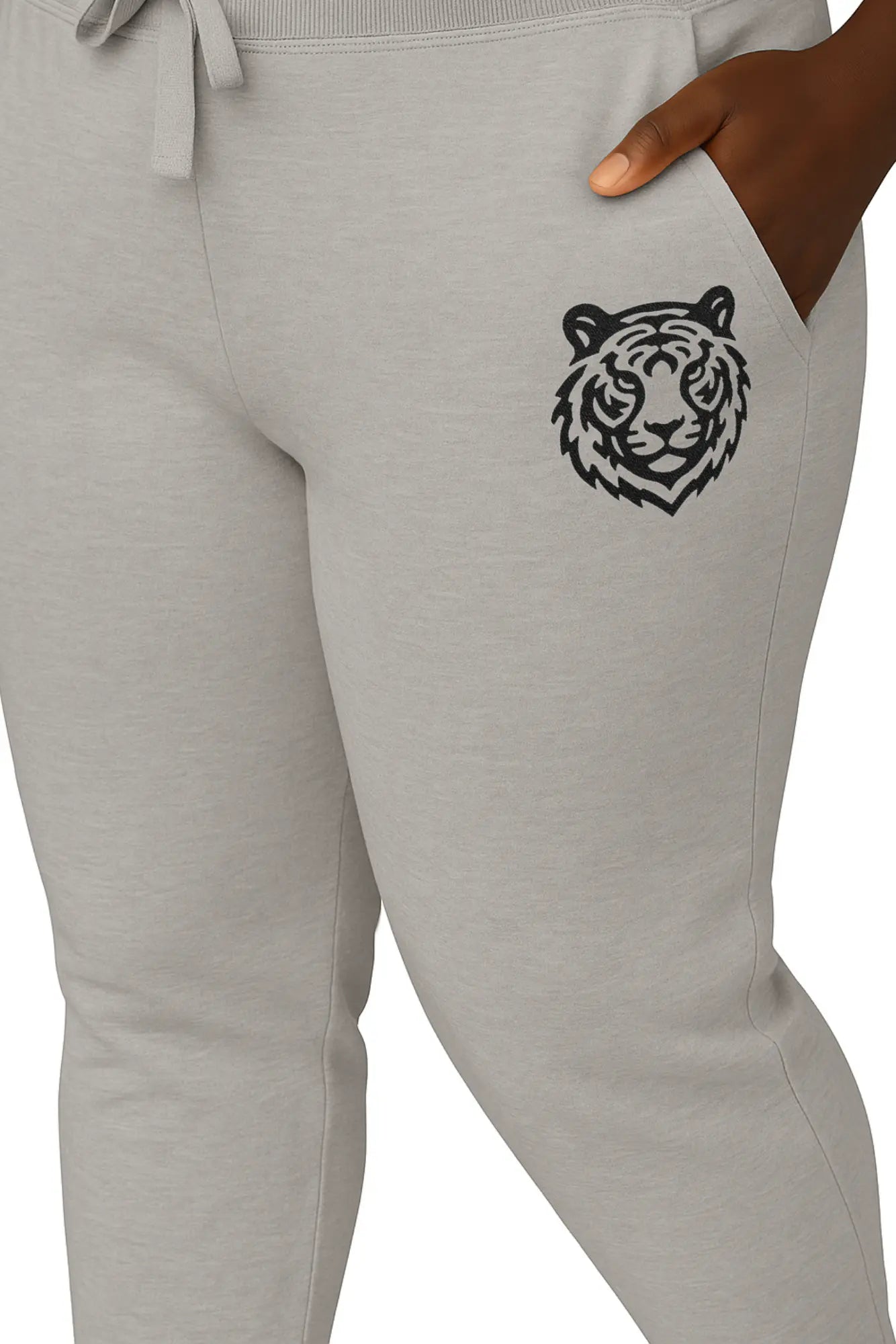 Tigerhead Women's Navy Lightweight Fleece Sweatpants Printify