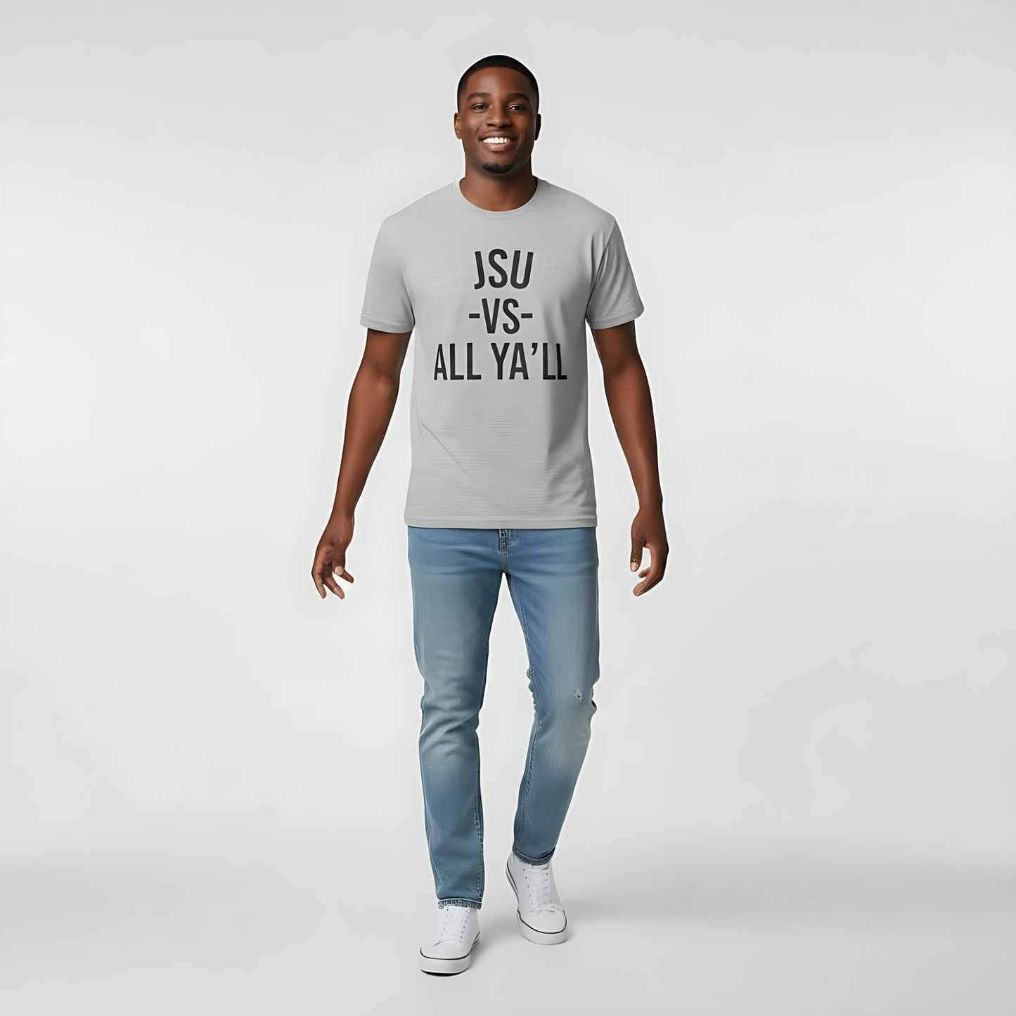 JSU vs All Ya'll Font Jersey Short Sleeve Tee Printify