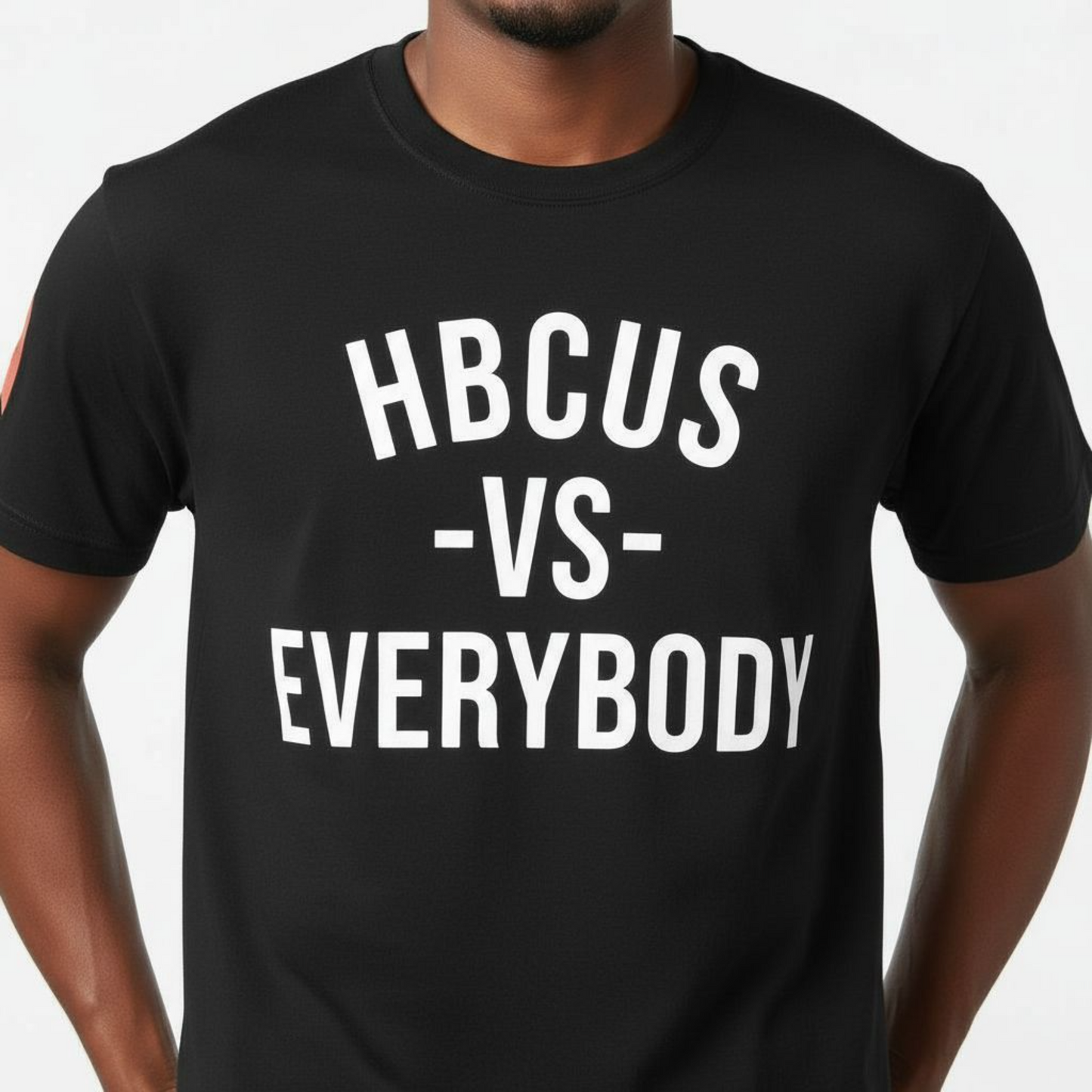 HBCUS vs Everybody Black Font Jersey Short Sleeve Tee Printify