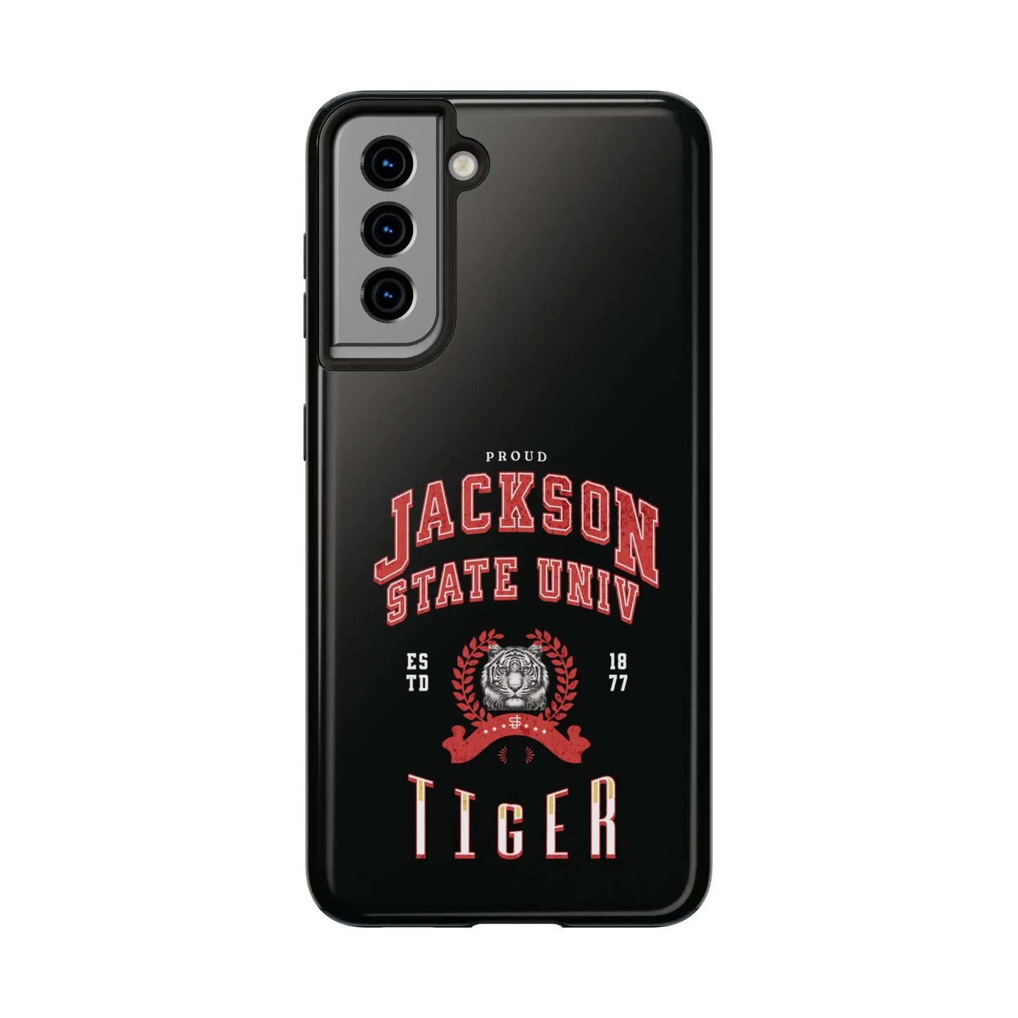 Proud Jackson State Univ Tiger Red - Black Case Printify
