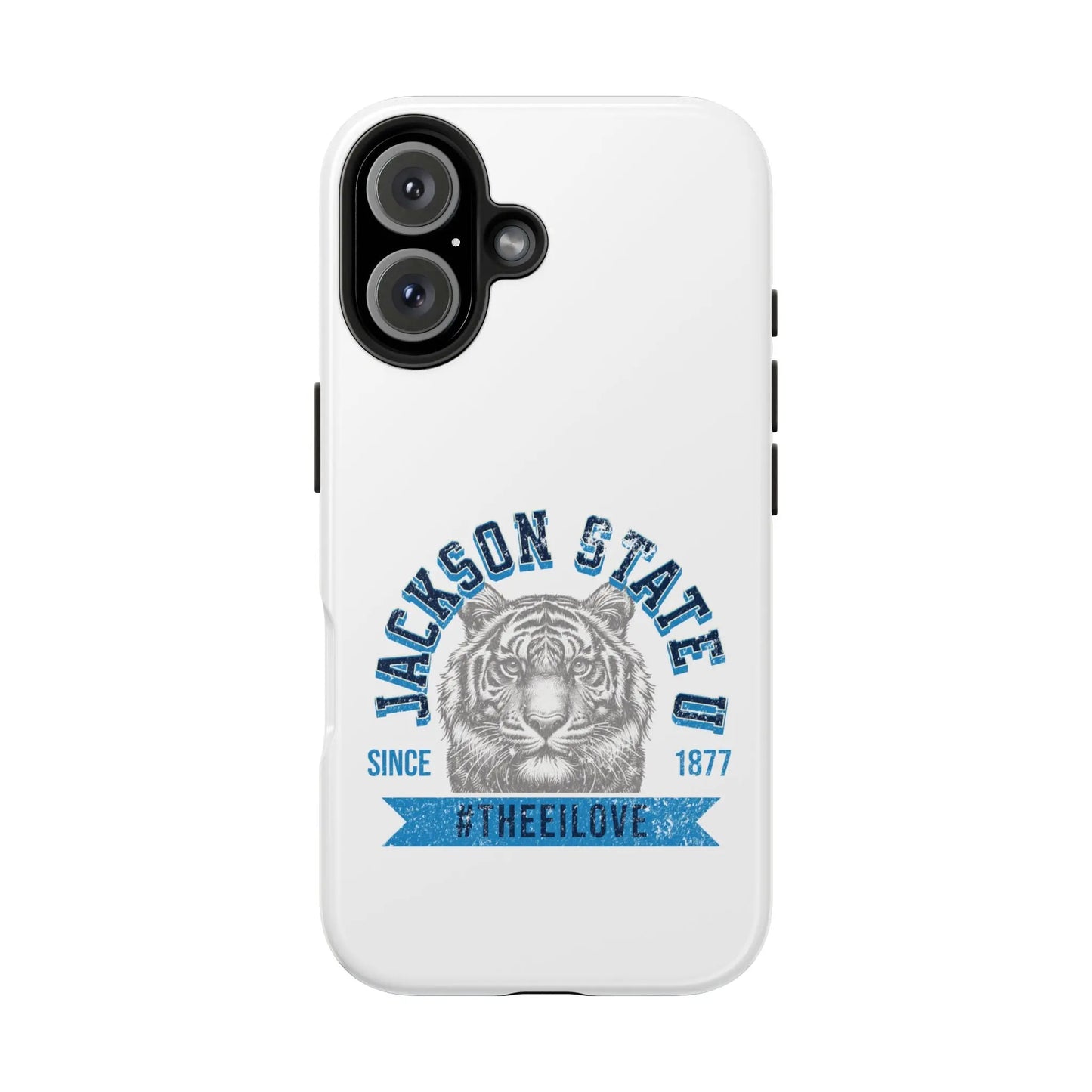 Jackson State Univ #TheeILove Blue - White Case Printify