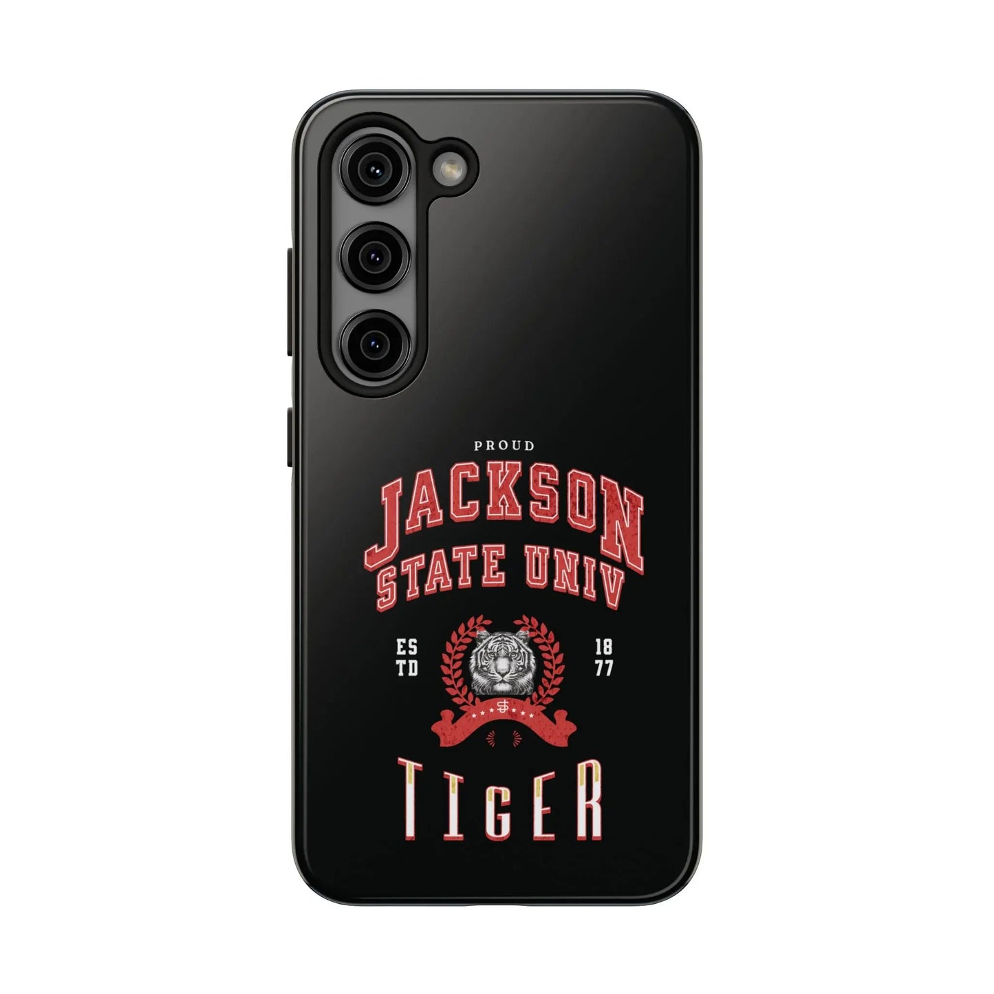 Proud Jackson State Univ Tiger Red - Black Case Printify