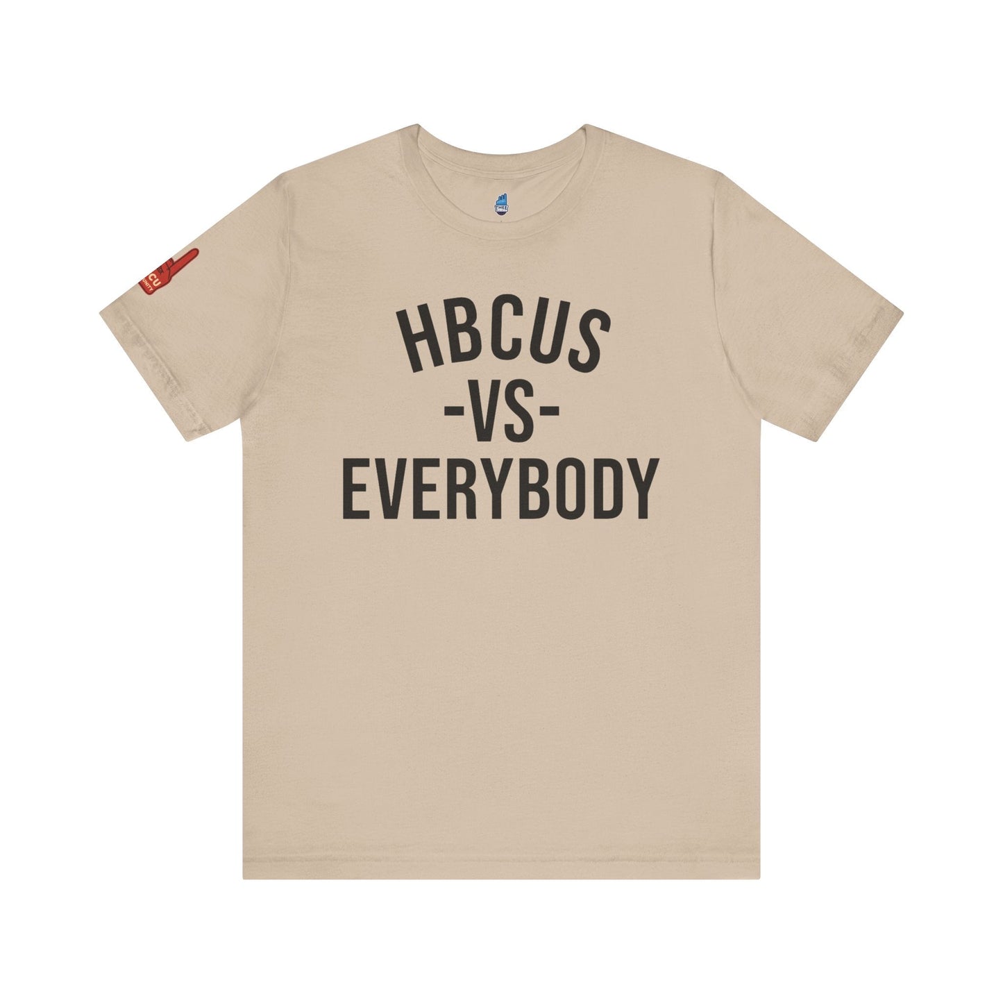 HBCUS vs Everybody Font Jersey Short Sleeve Tee Printify