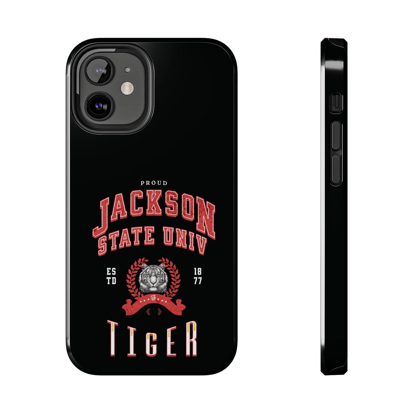 Proud Jackson State Univ Tiger Red - Black Case Printify