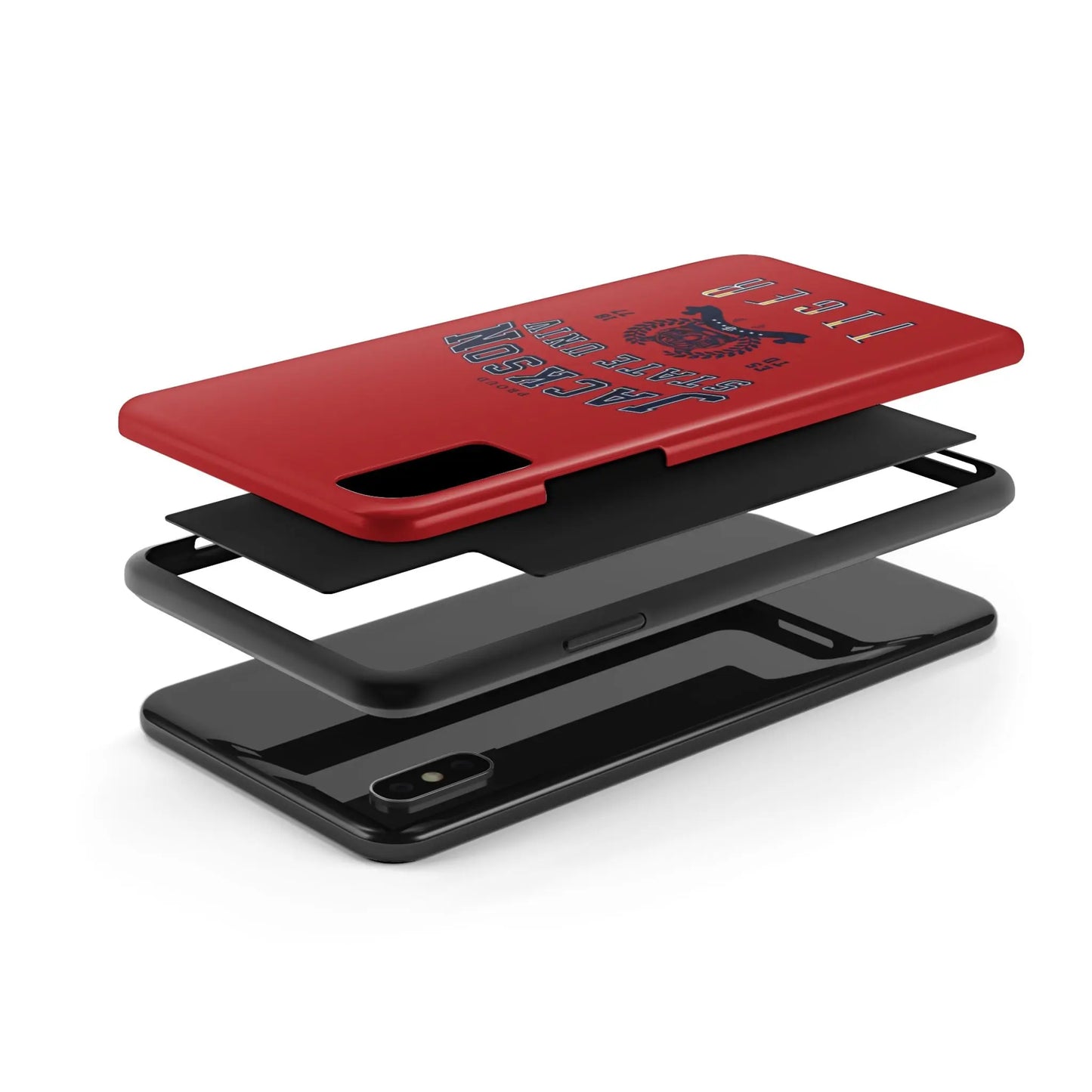 Proud Jackson State Univ Tiger Navy - Red Case Printify