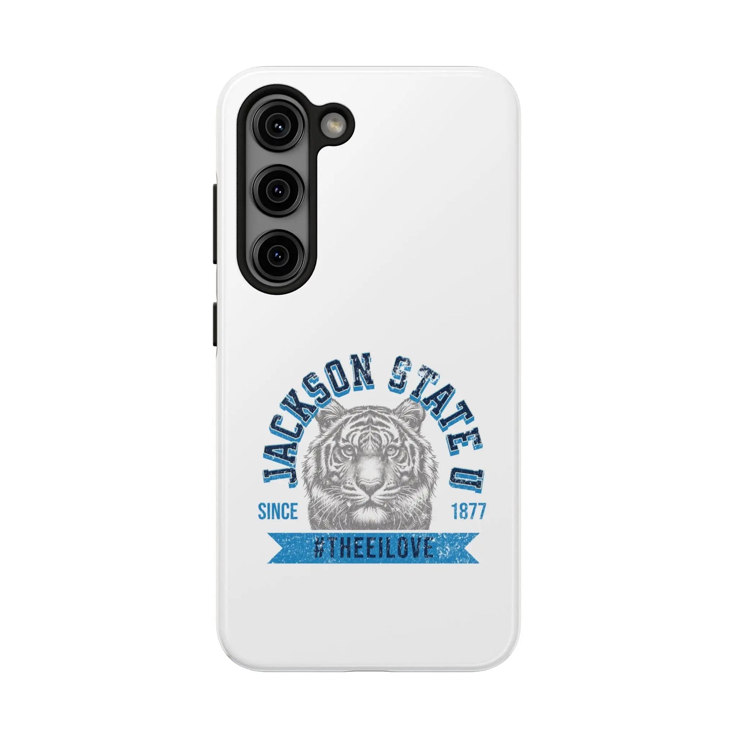 Jackson State Univ #TheeILove Blue - White Case Printify