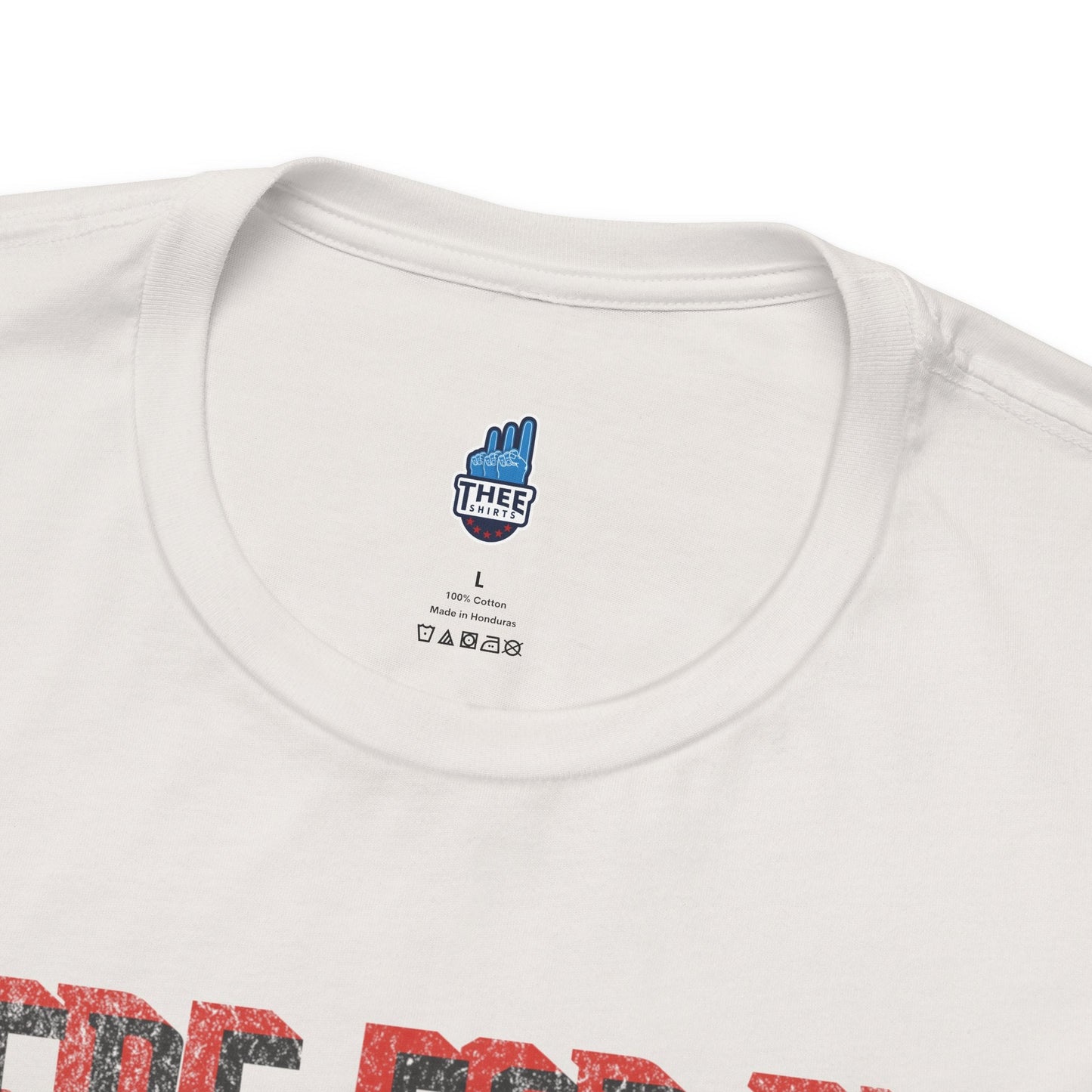 Here for the Band Vintage RGB Jersey Short Sleeve Tee Printify