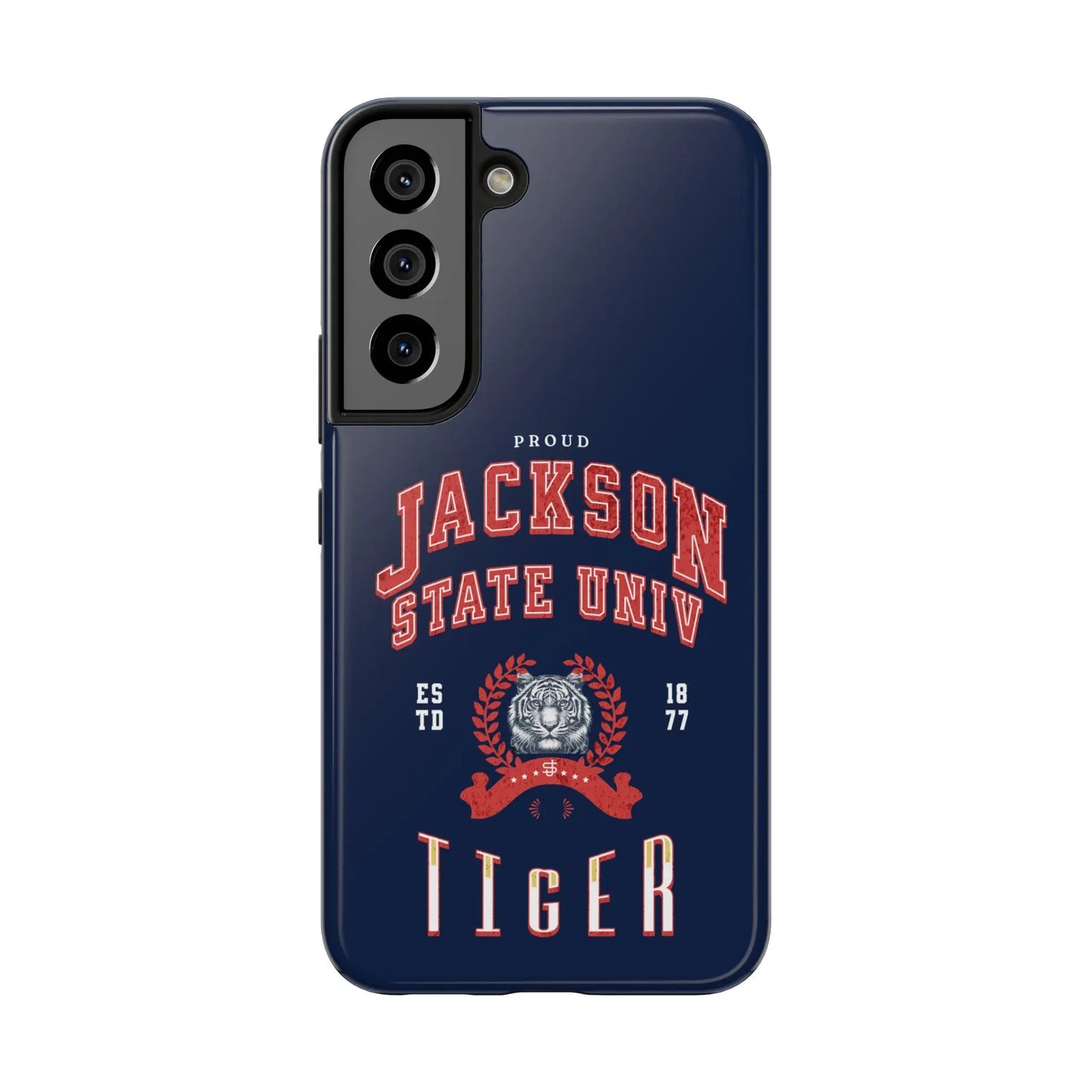Proud Jackson State Univ Tiger Red - Navy Case Printify