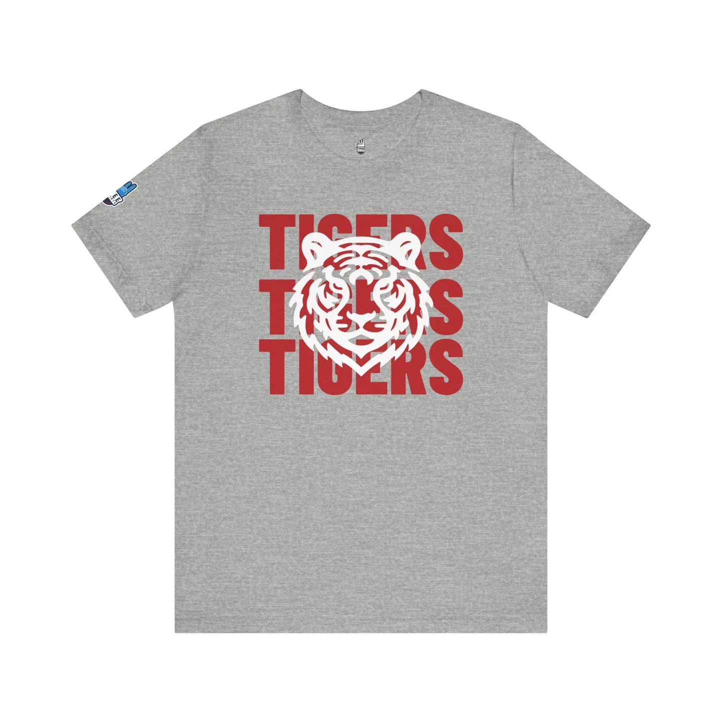 Jackson State Univ Tigers 3X Red Jersey Short Sleeve Tee Printify