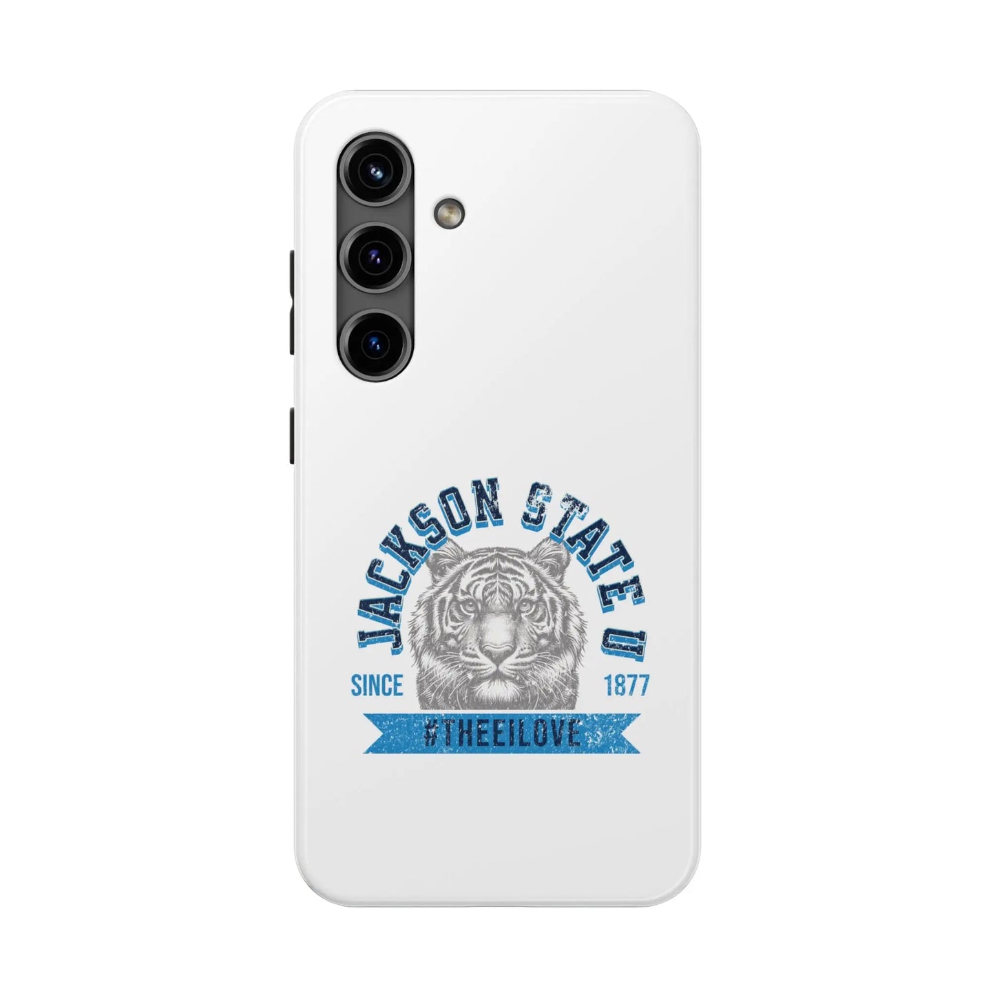 Jackson State Univ #TheeILove Blue - White Case Printify