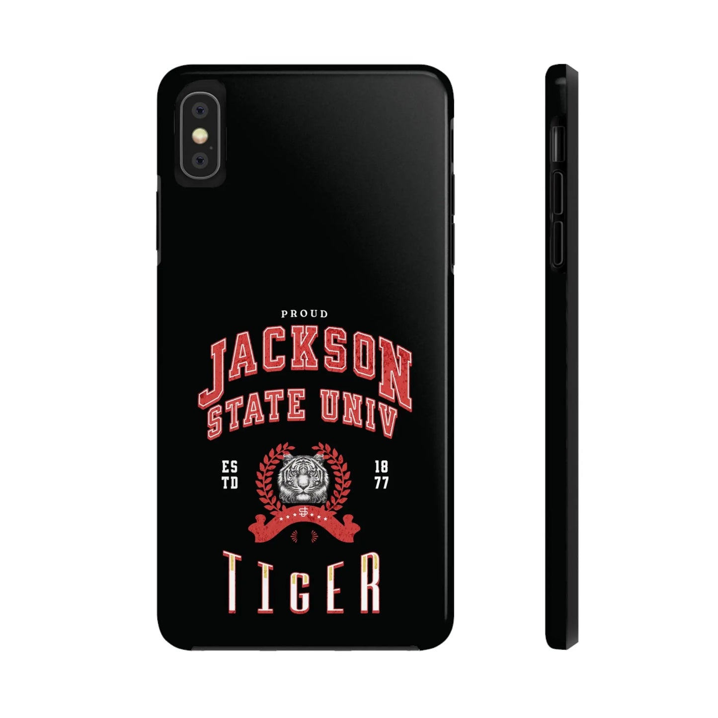 Proud Jackson State Univ Tiger Red - Black Case Printify