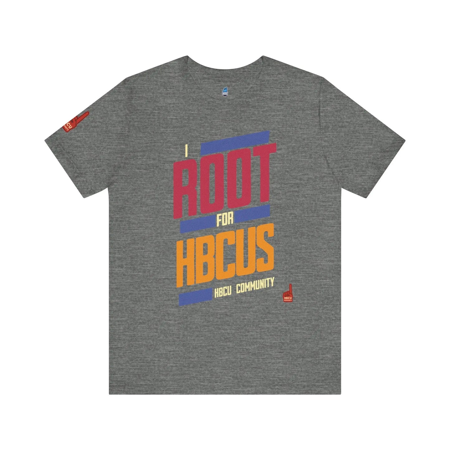 I Root For HBCUs Black Jersey Short Sleeve Tee Printify