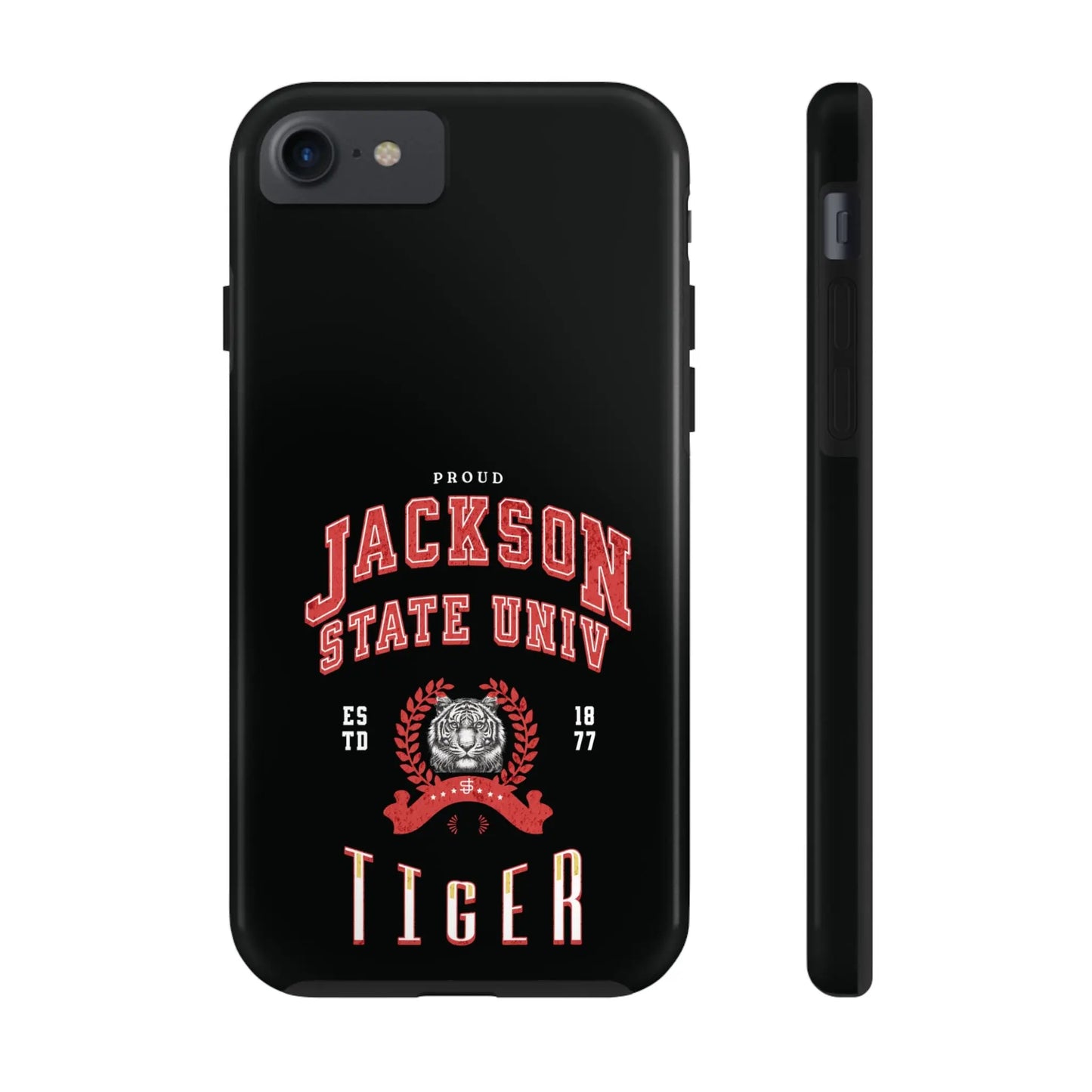 Proud Jackson State Univ Tiger Red - Black Case Printify