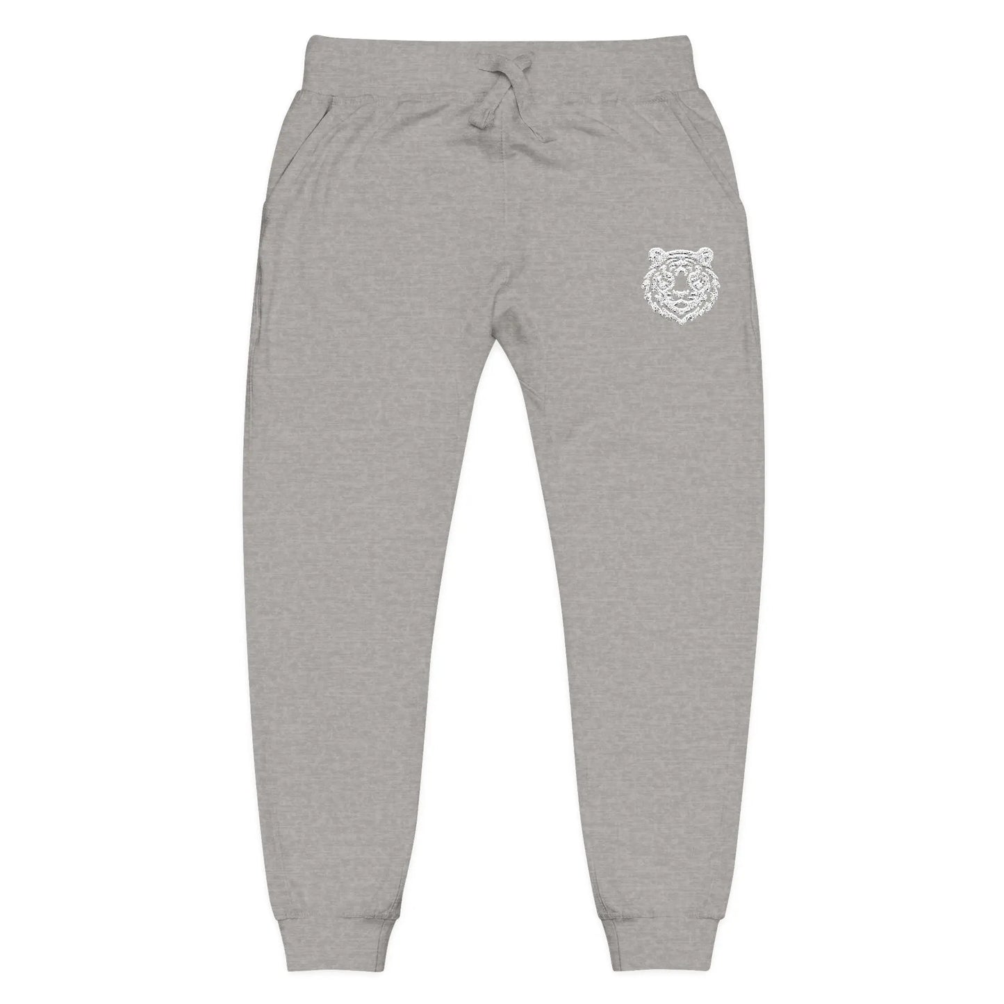 Tigerhead Men's White Lightweight Fleece Sweatpants Printify
