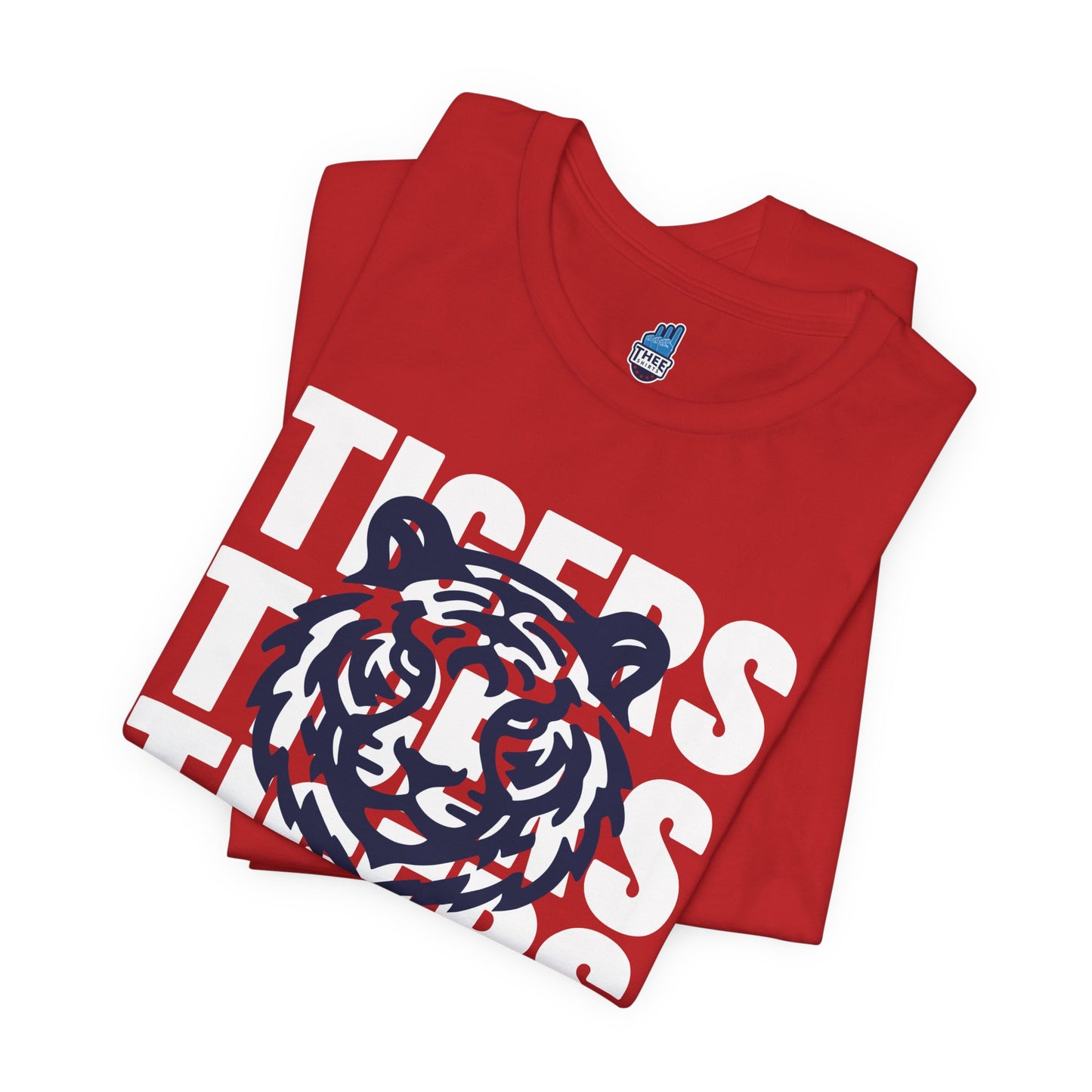 Jackson State Univ Tigers 3X White Jersey Short Sleeve Tee - Thee Shirts