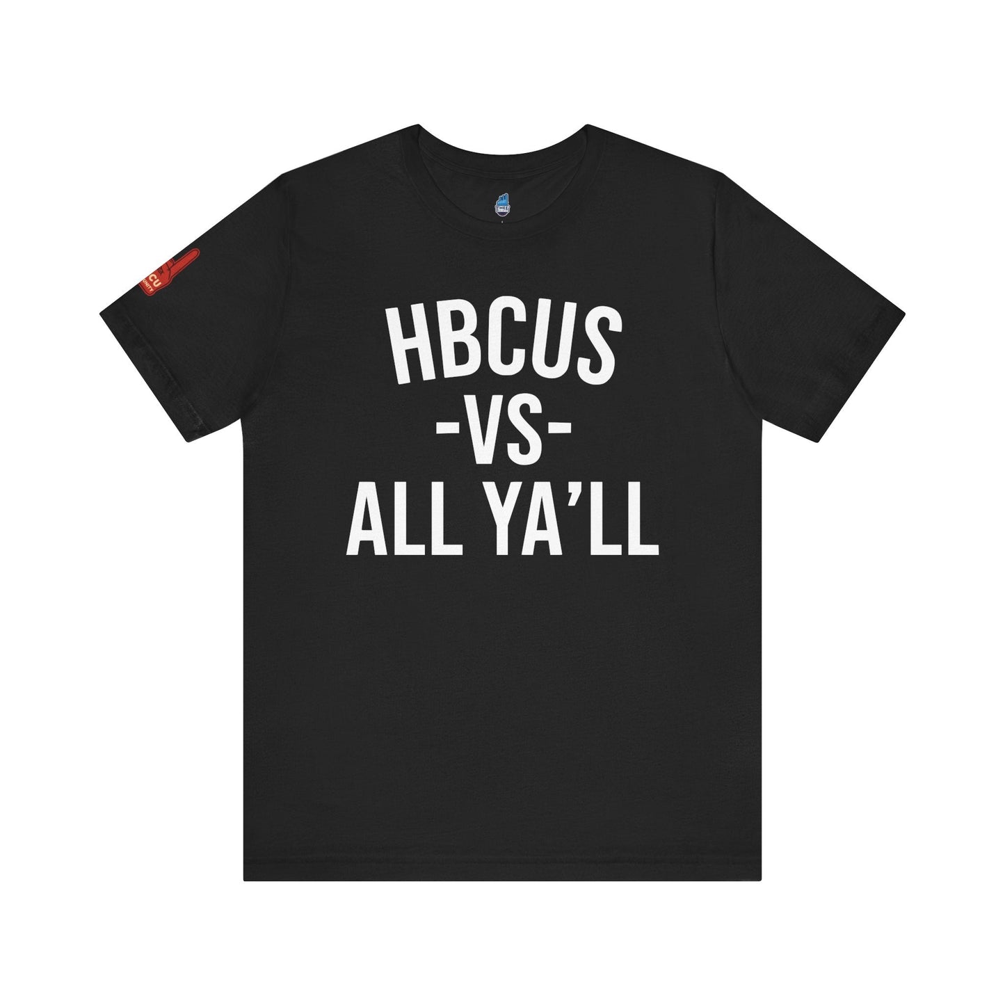 HBCUS vs All Ya'll Black Font Jersey Short Sleeve Tee Printify